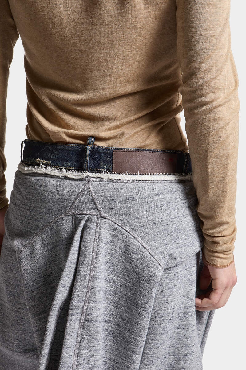 DARK CRINCKLE WASH 5 POCKETS PANTS - 6