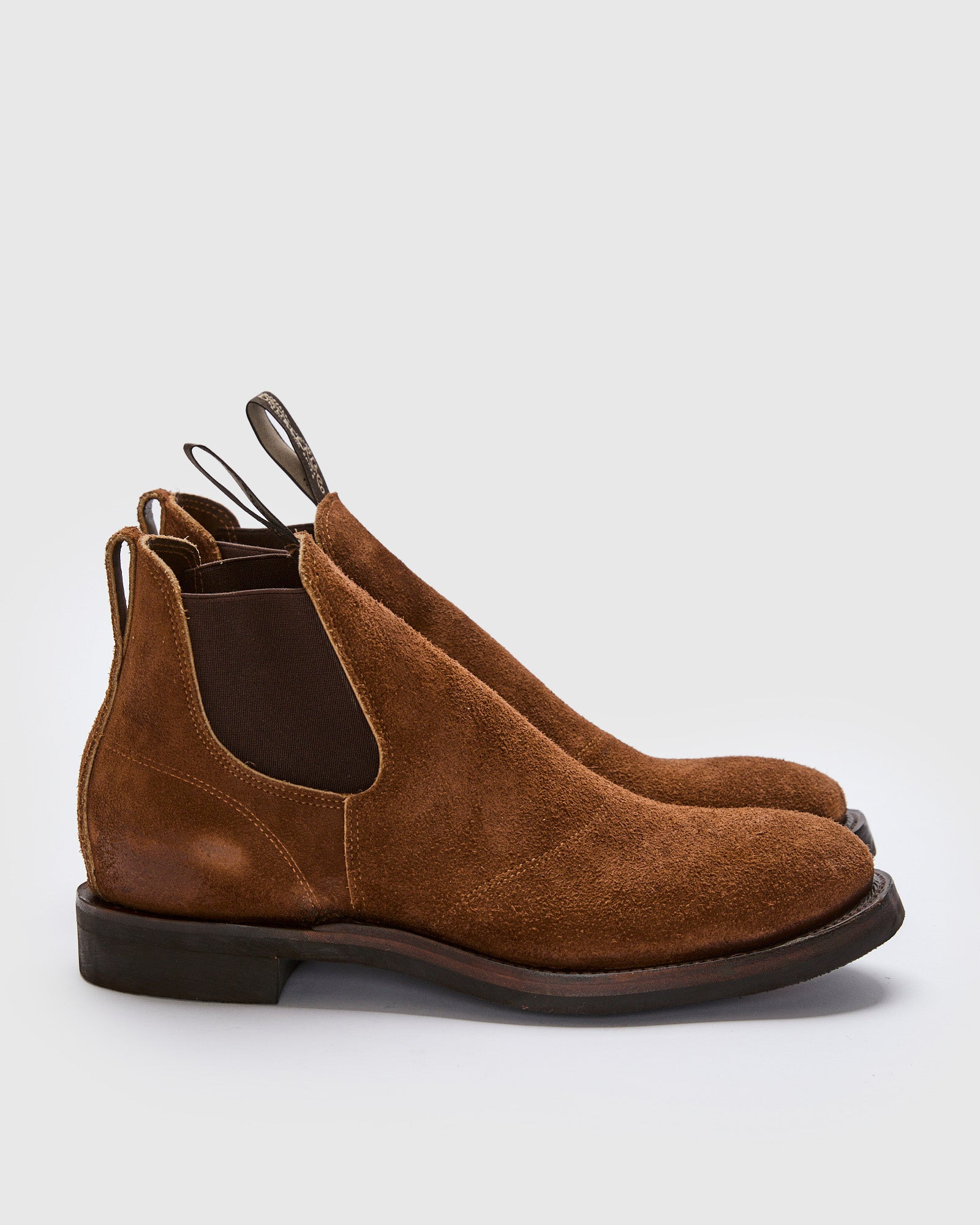 Congress Chelsea Boot in Brown Roughout - 3