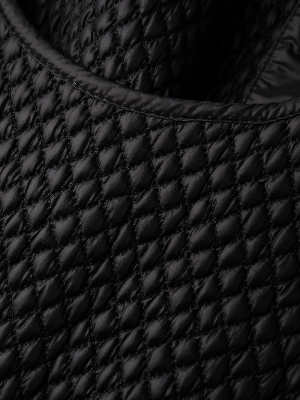 quilted sleeveless flared dress - 5