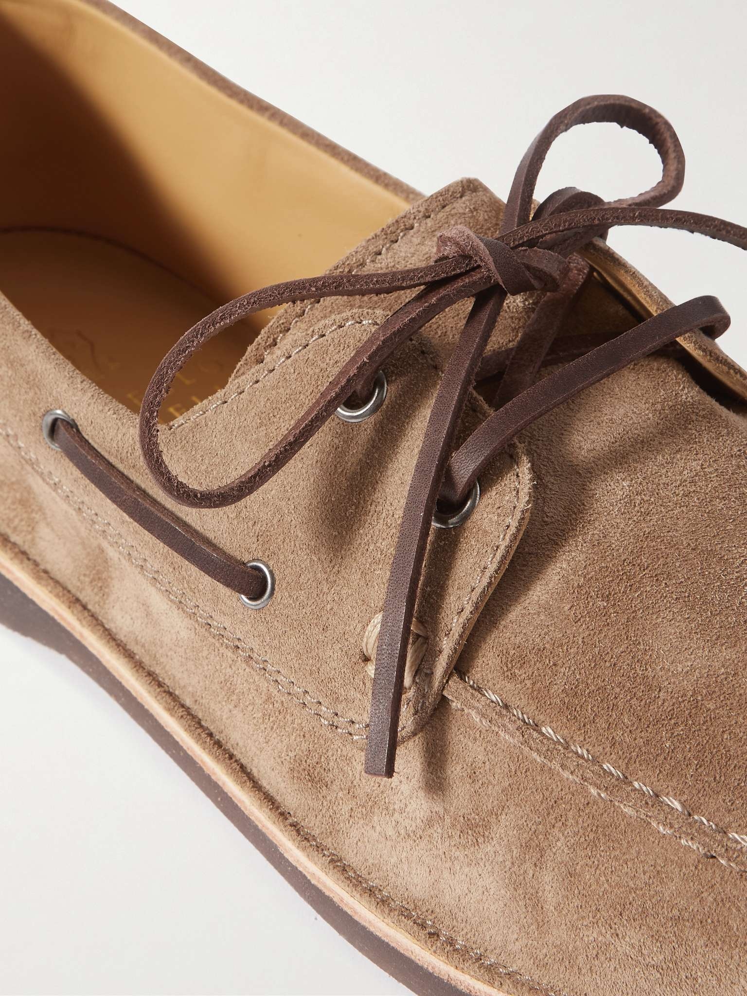 Suede Boat Shoes - 6