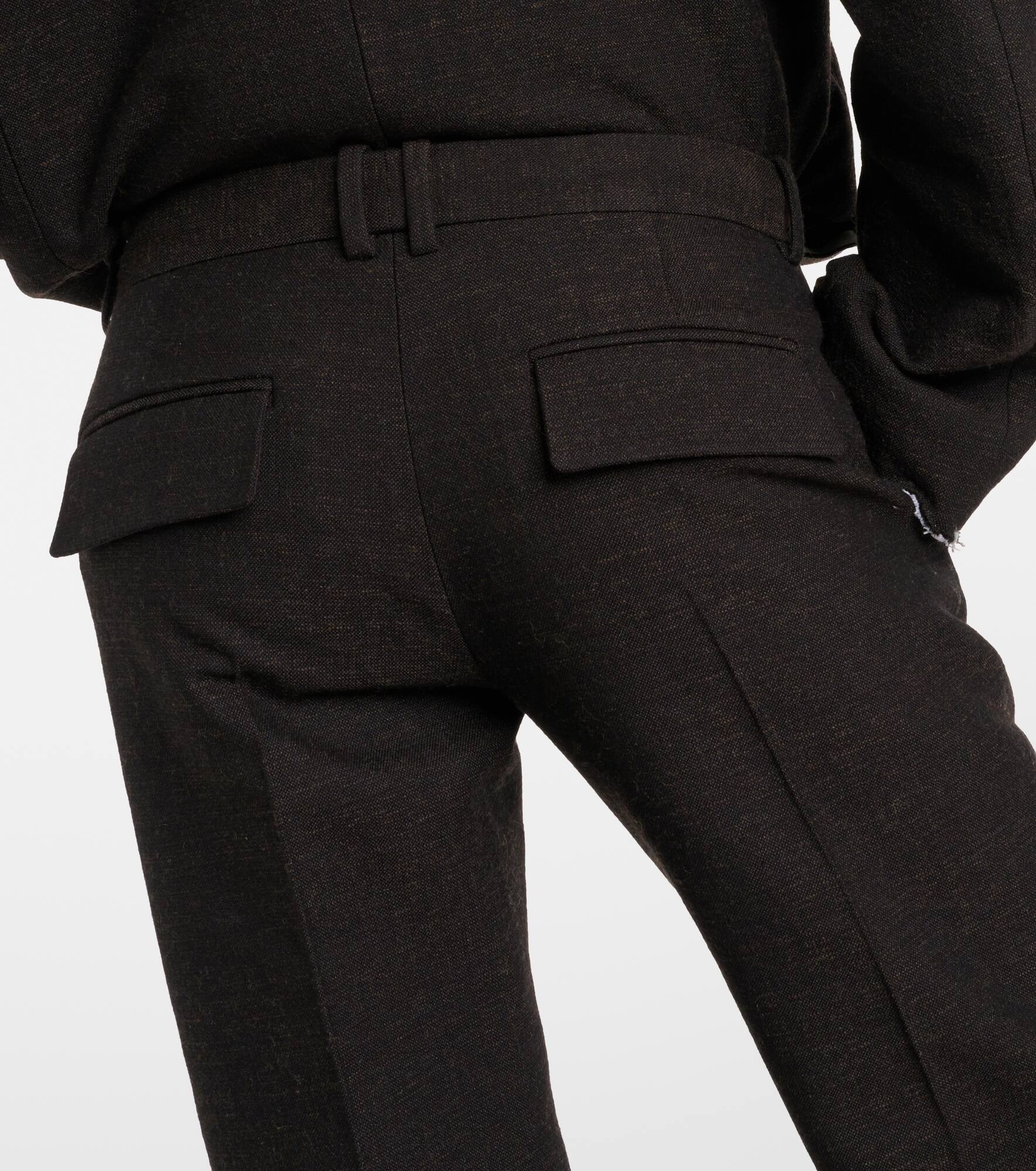 Selvie cotton-blend straight pants - 6