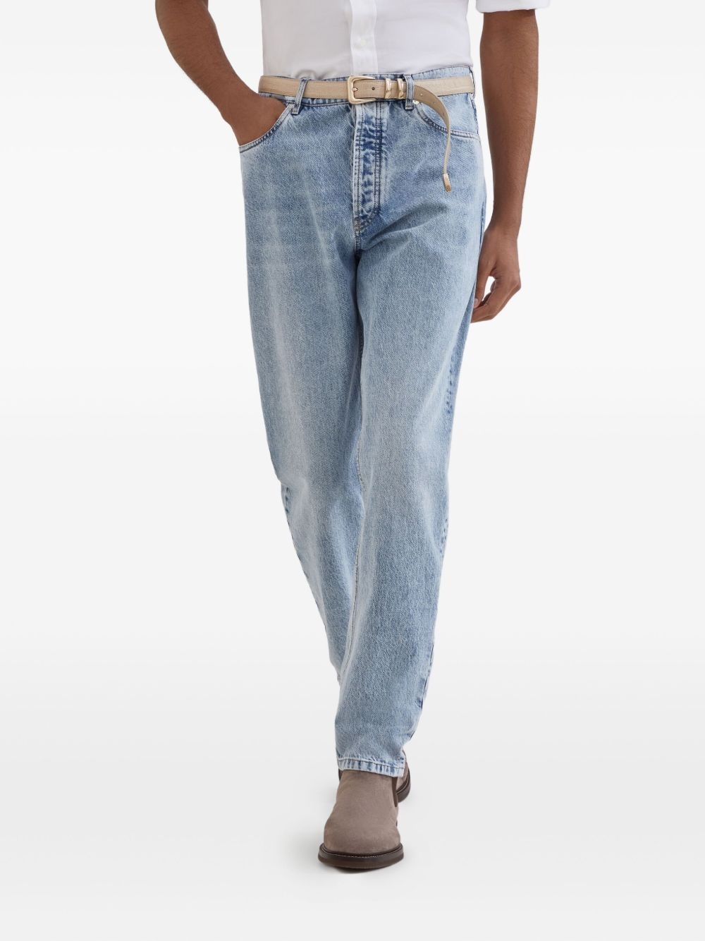 logo-patch jeans - 3