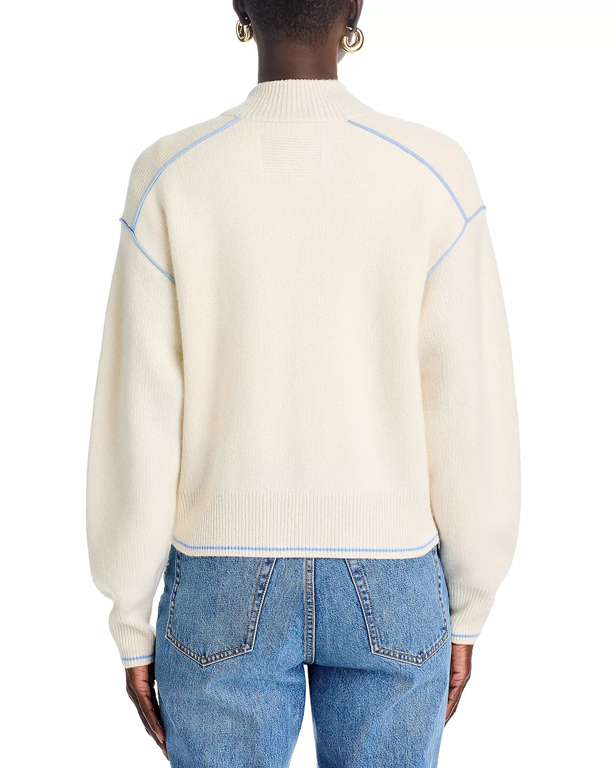 Cashmere Zippered Sweater - 6