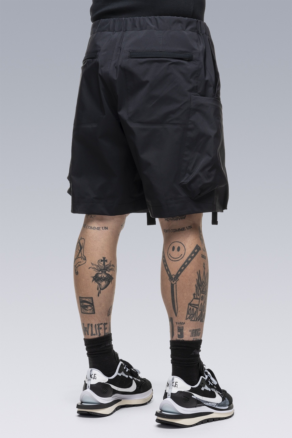 SAC-SP2763 sacai / ACRONYM Shorts Black - 6