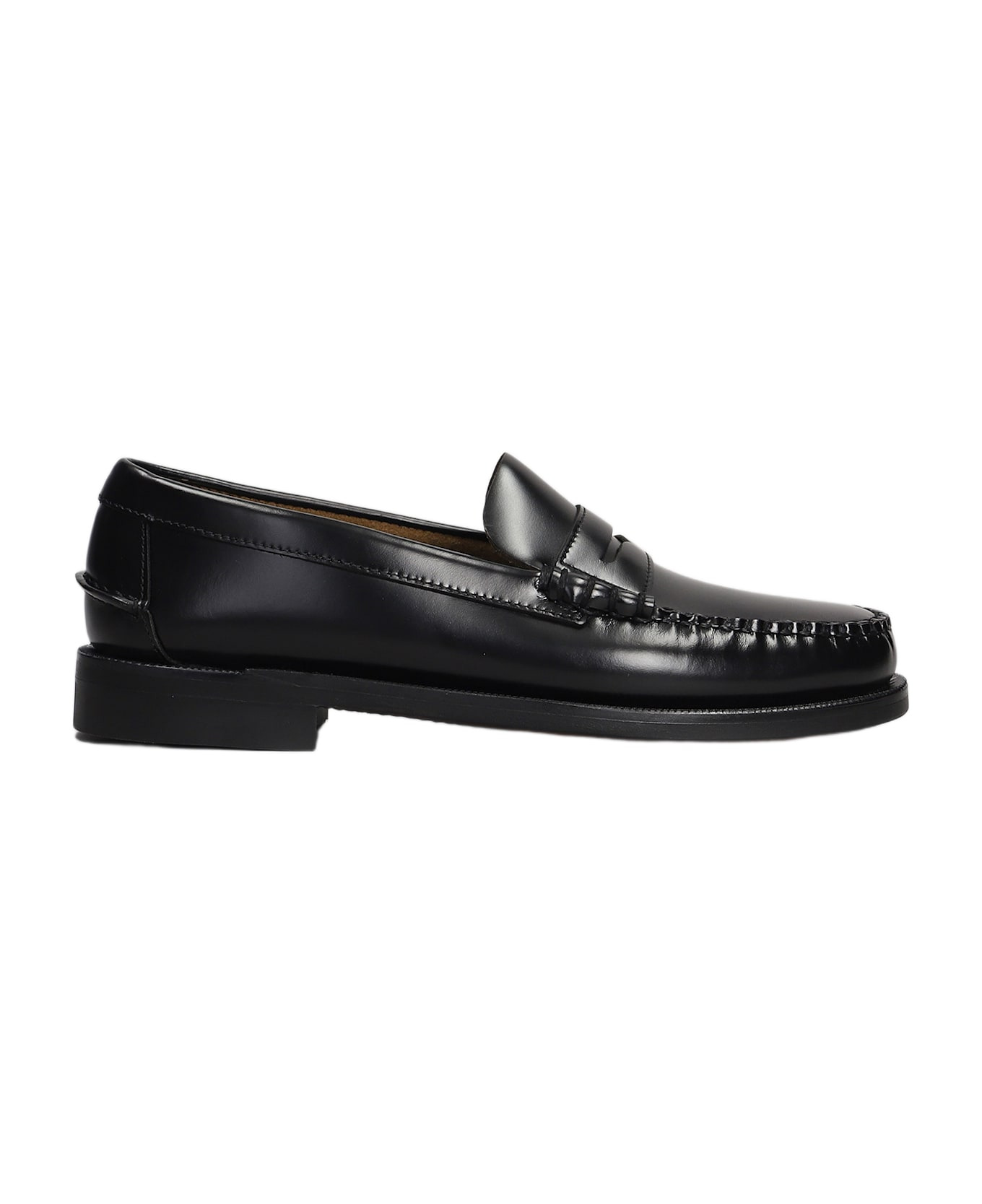 Classic Dan Loafers In Black Leather - 1