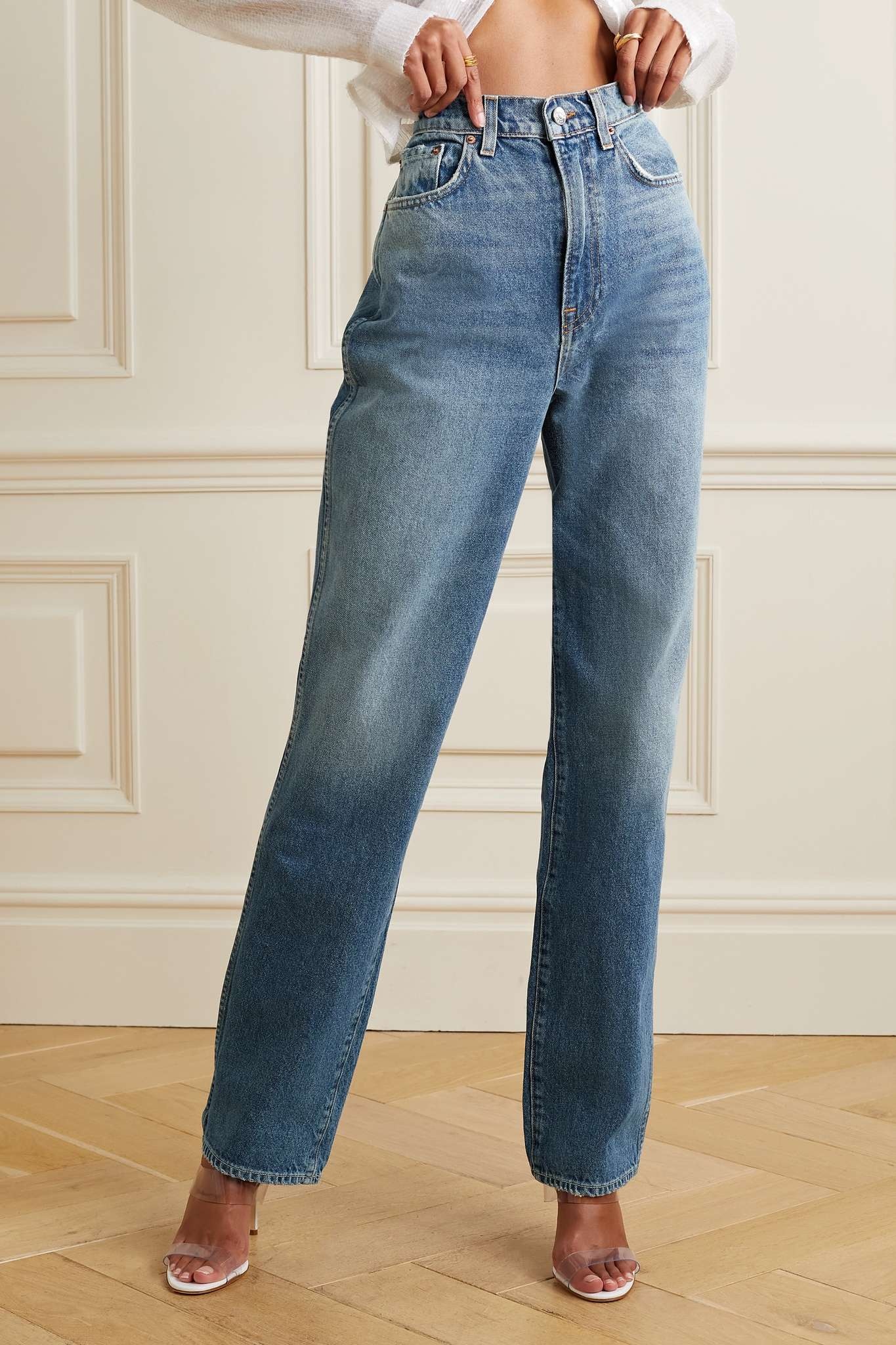 Sara high-rise straight-leg jeans - 3