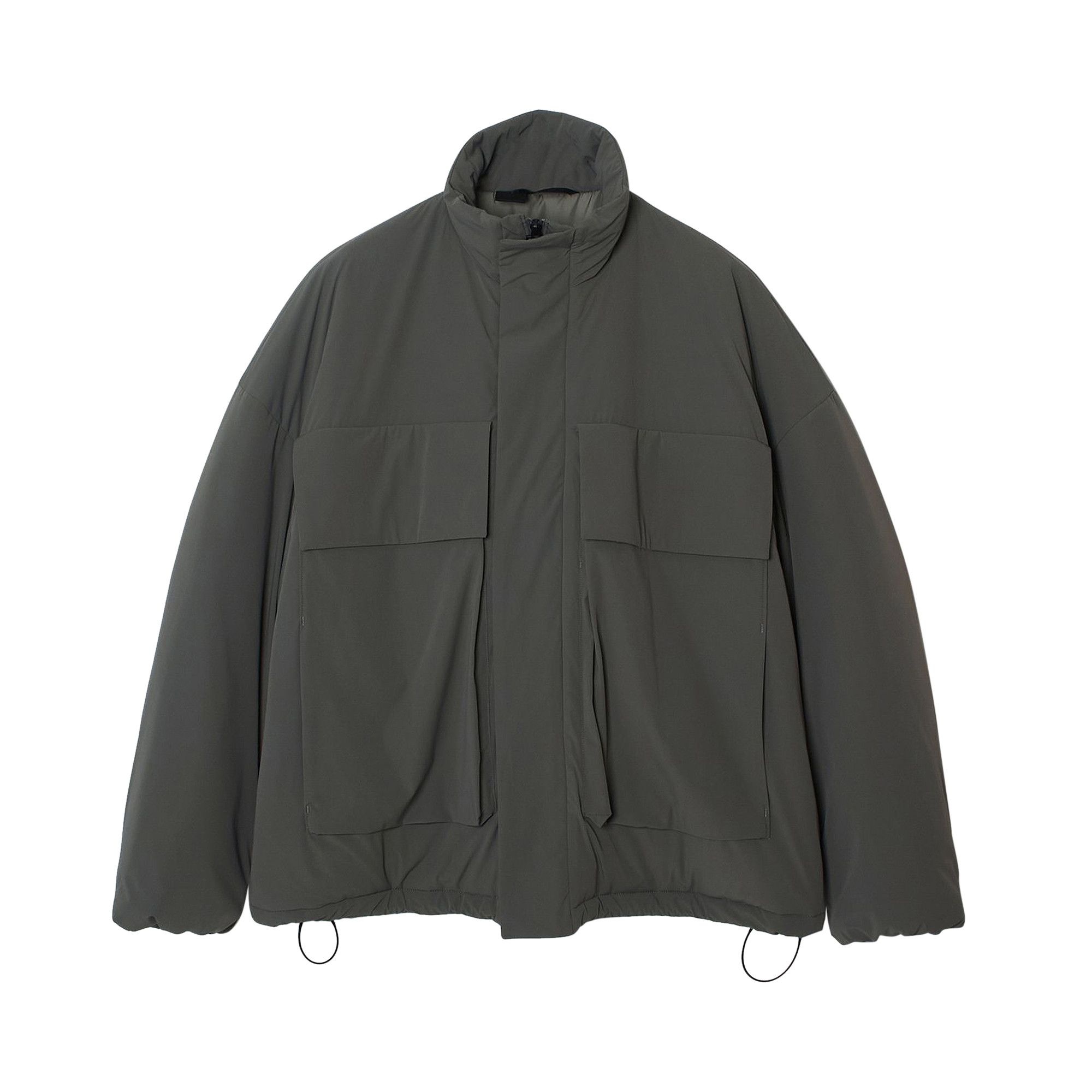N.Hoolywood Stand Collar Blouson 'Grey' - 1