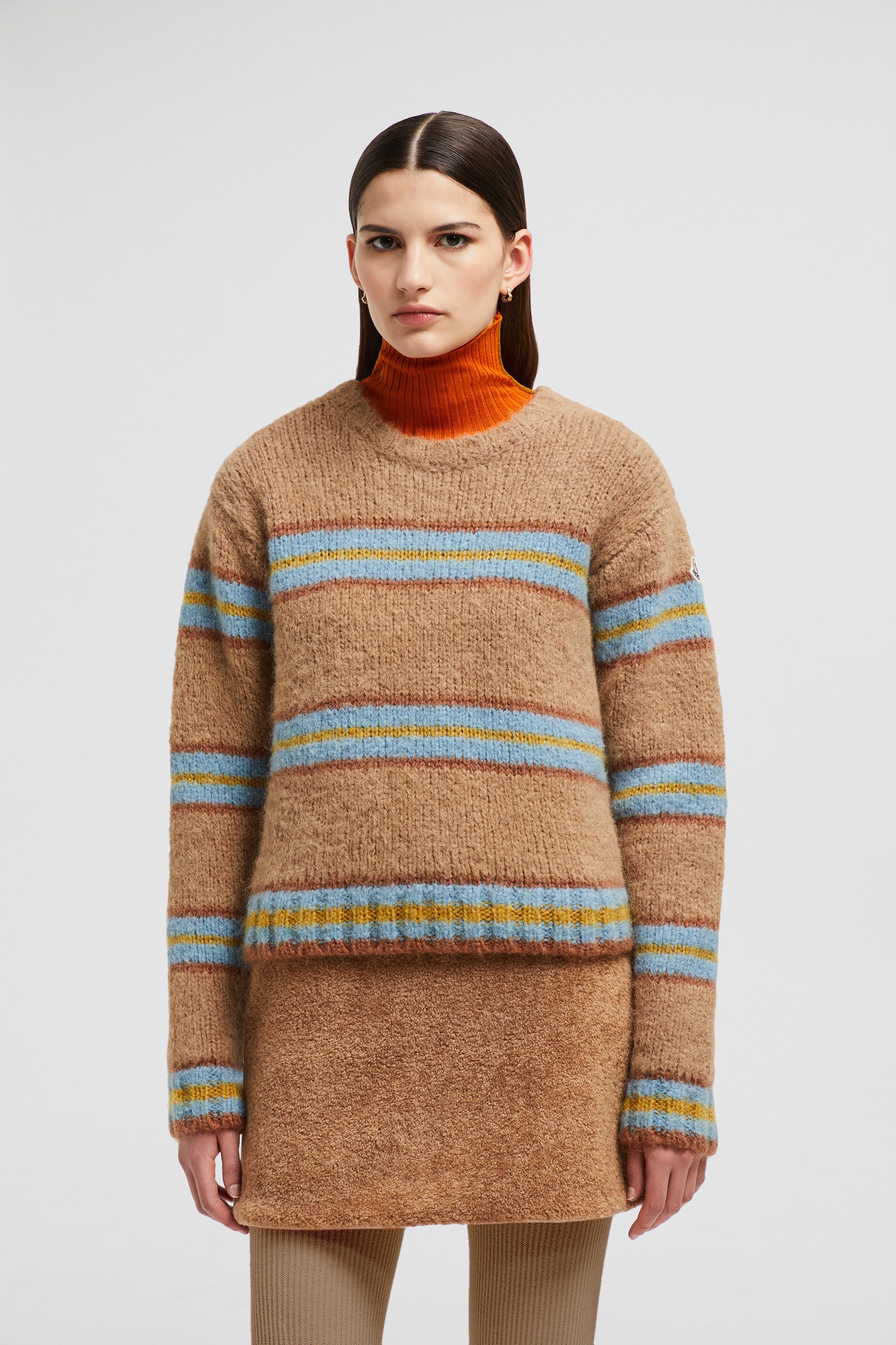 Striped Alpaca Blend Sweater - 3