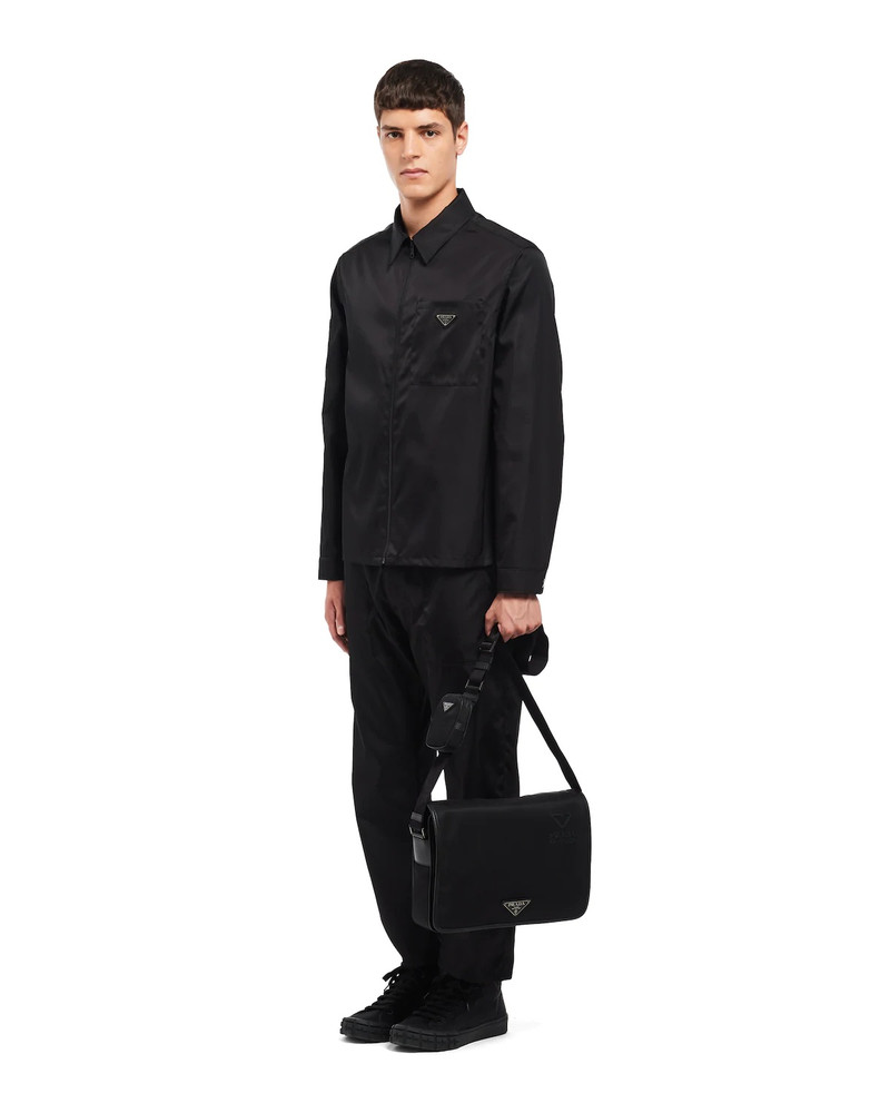 Re-Nylon and Saffiano leather shoulder bag 7