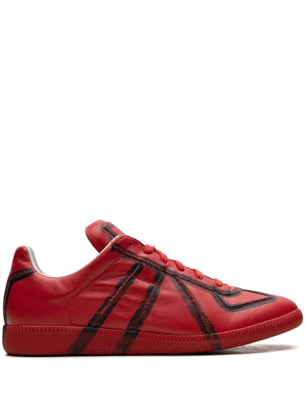 Replica "Red/Black" low-top sneakers - 1