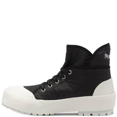 JW Anderson Lace-Up Duck Boots in Black outlook