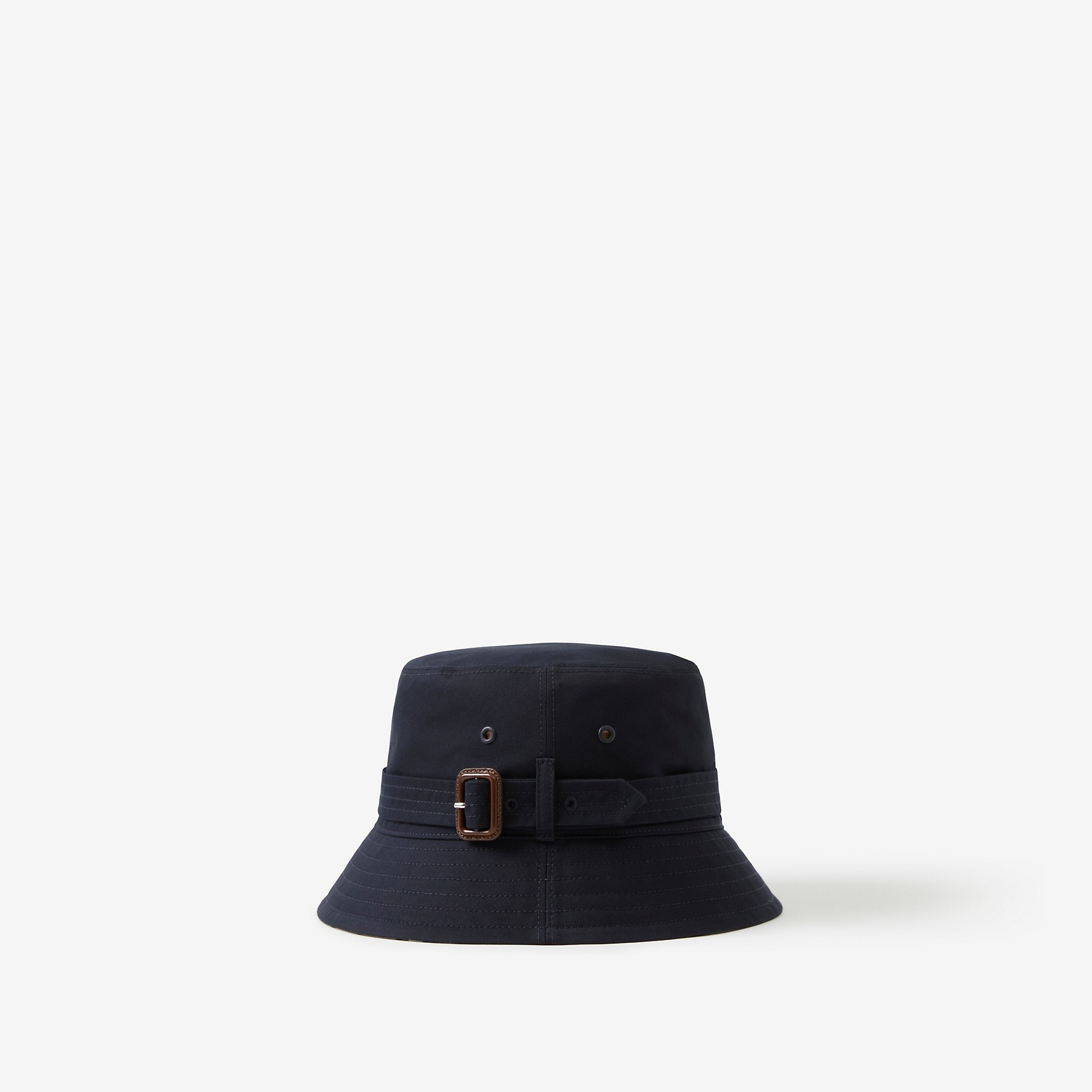 Cotton Gabardine Belted Bucket Hat - 5