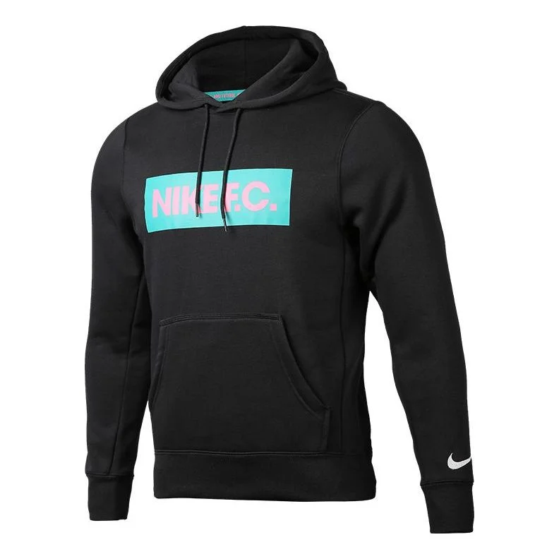 Nike F.C. Football Sweatshirt Fleece Hooded Pullover Men's Black CT2012-011 - 1