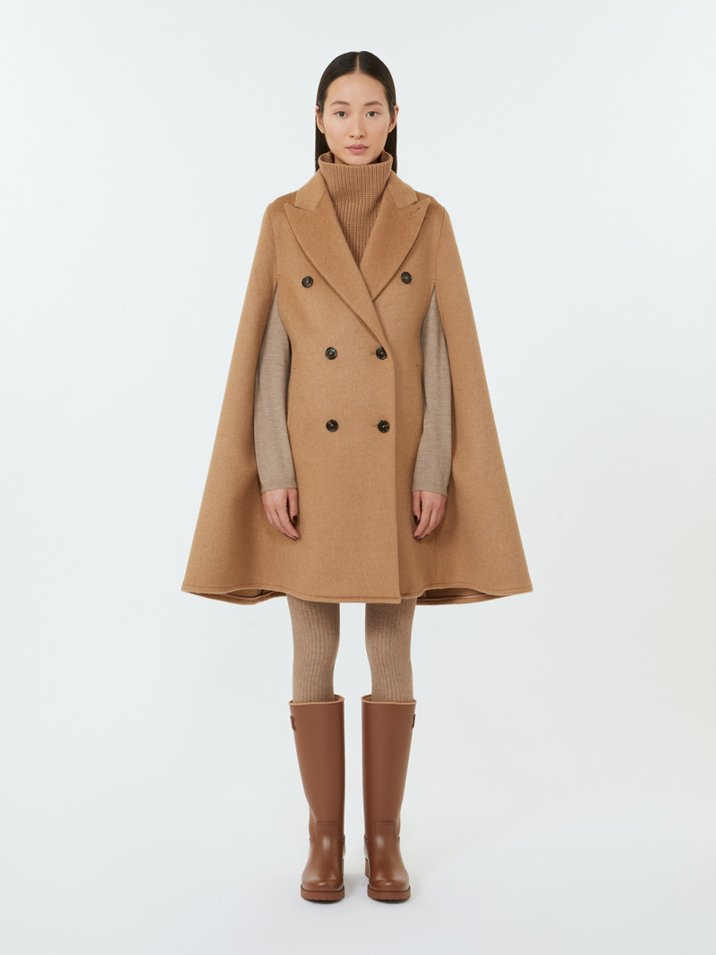 PORDOI Camel drap cape 3