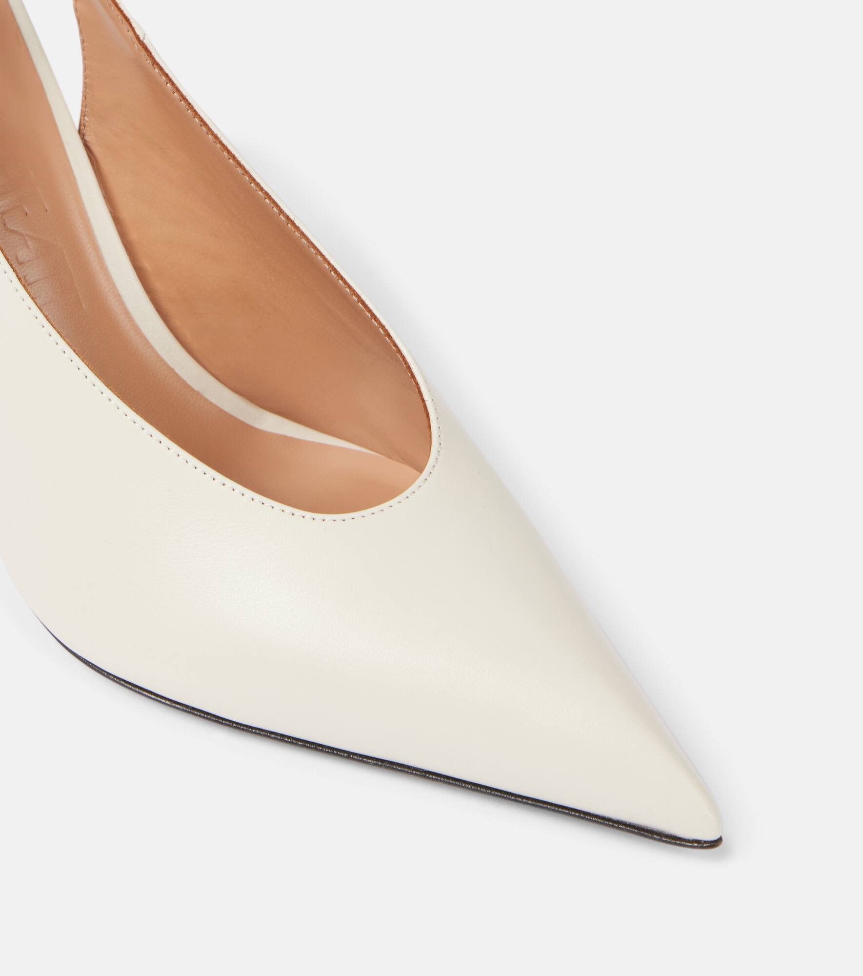 Viper 95 leather slingback pumps - 5