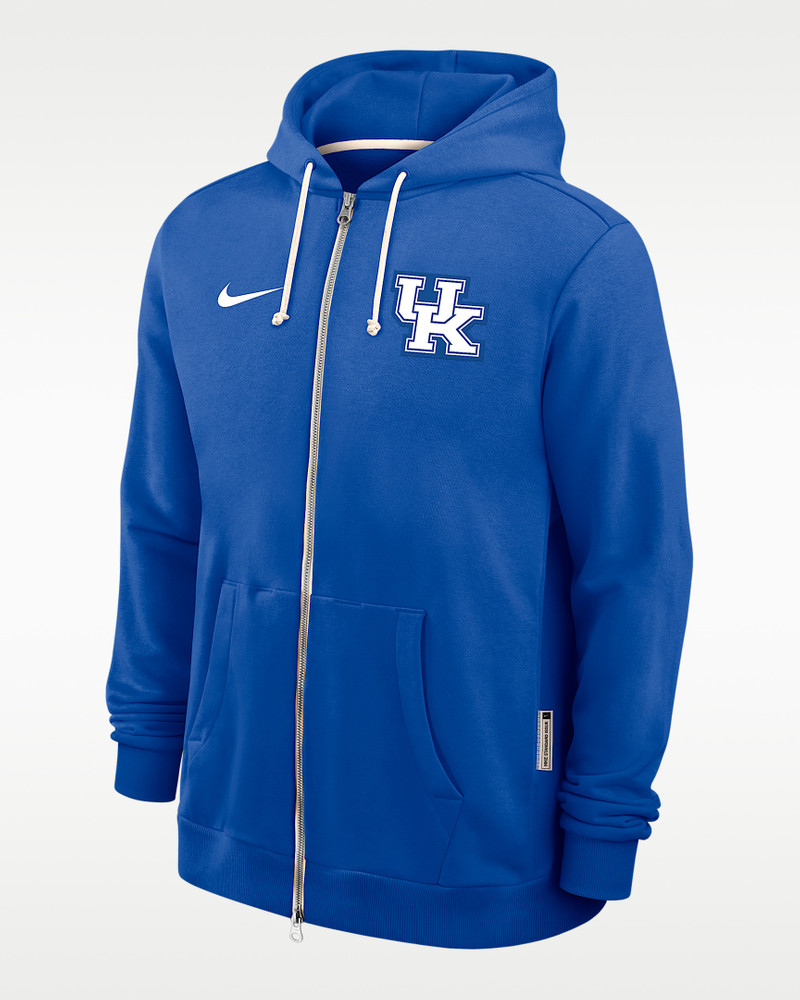 Kentucky Sideline Men's Nike Dri-FIT College Full-Zip Hoodie 1