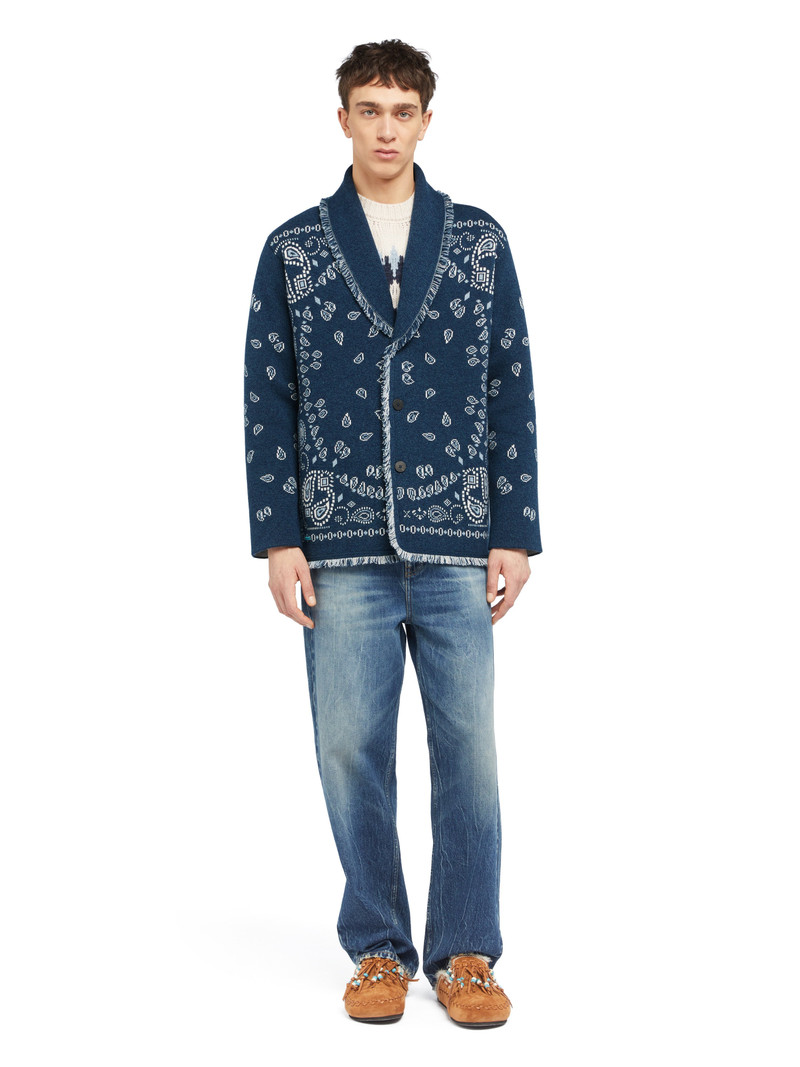 Bandana Jacquard Cardigan 4