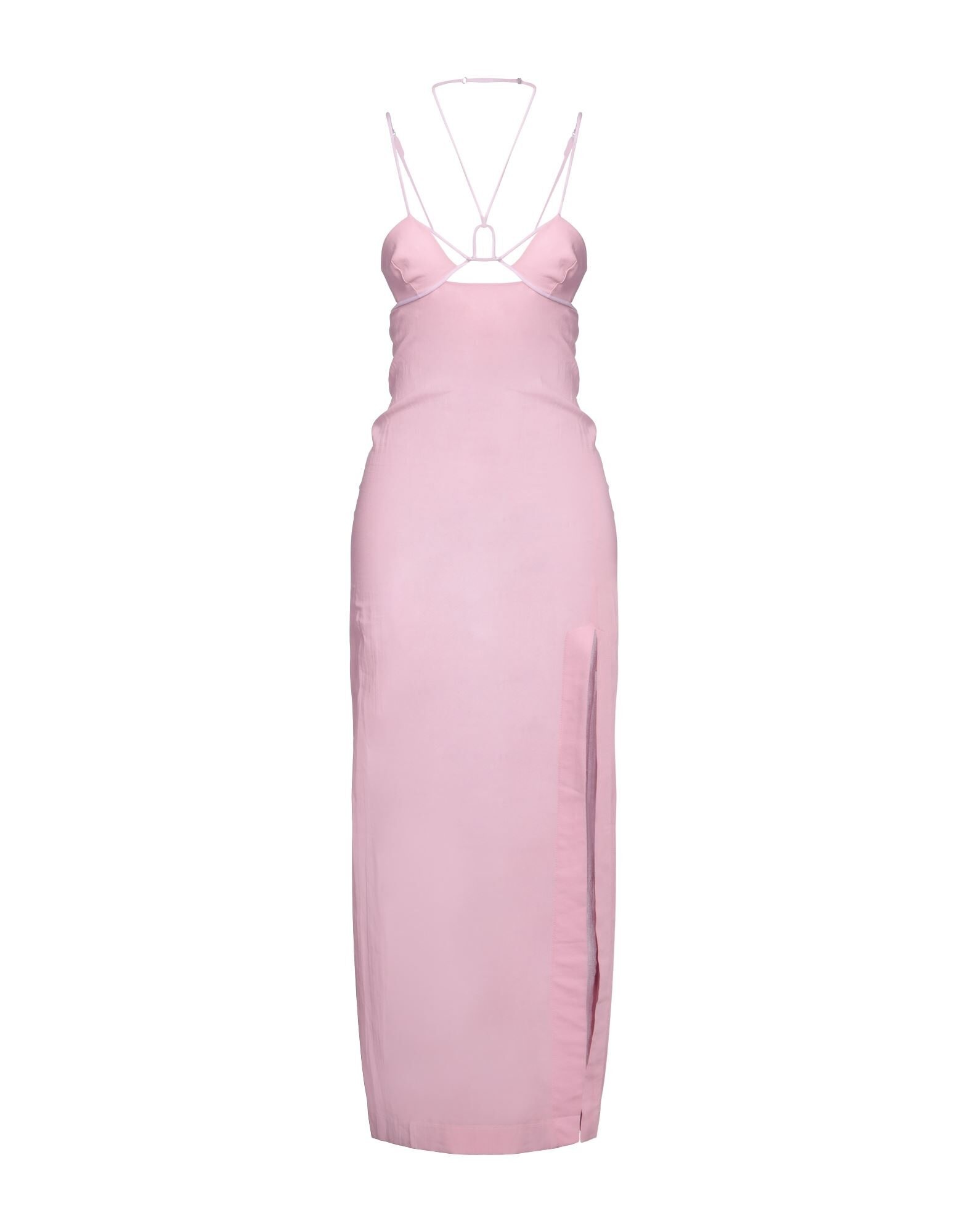 Pink Women's Long Dress - 1