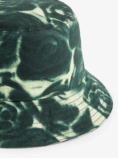Burberry Rose-pattern cotton bucket hat outlook
