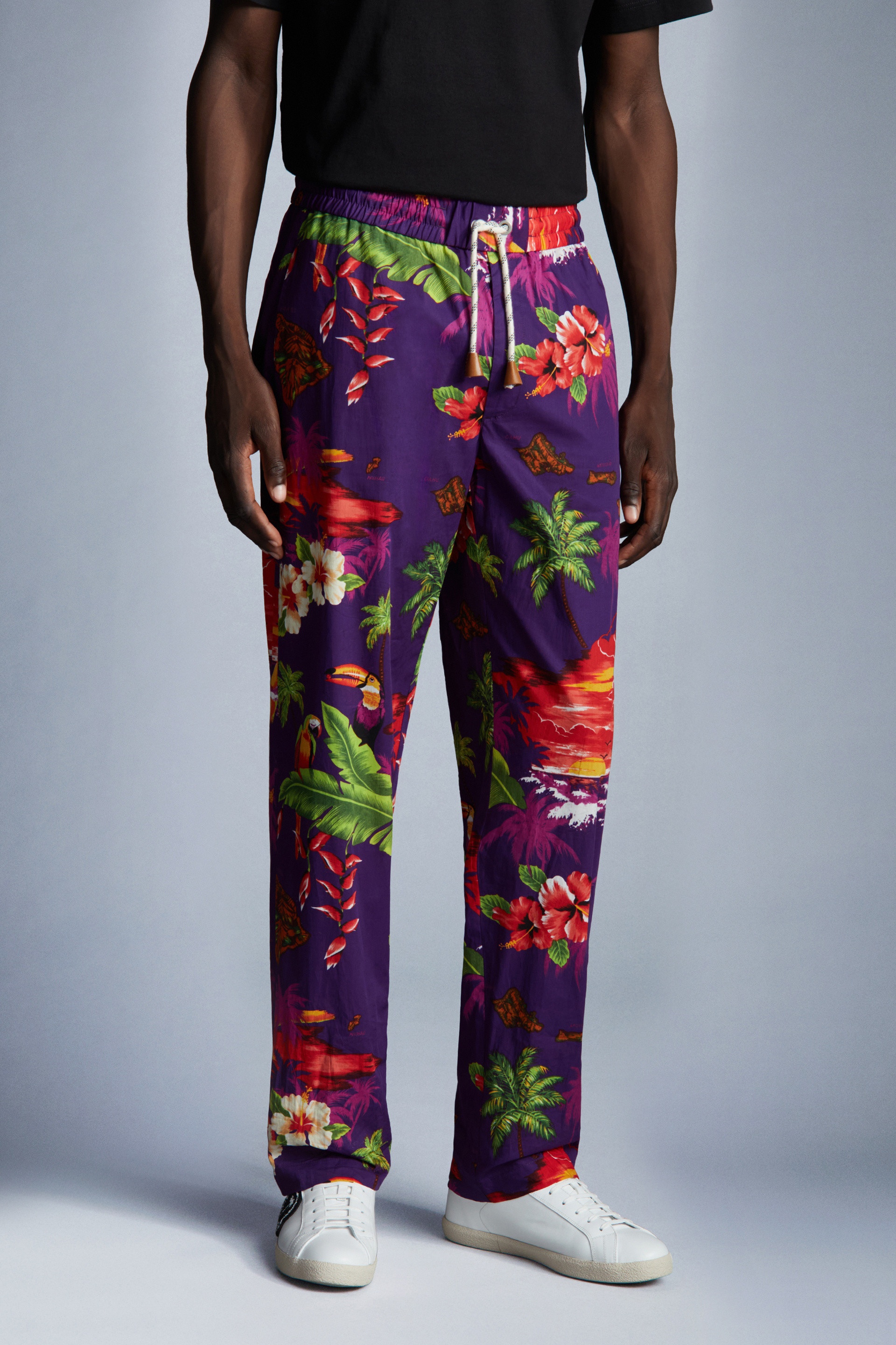 Hawaiian Print Pants - 3