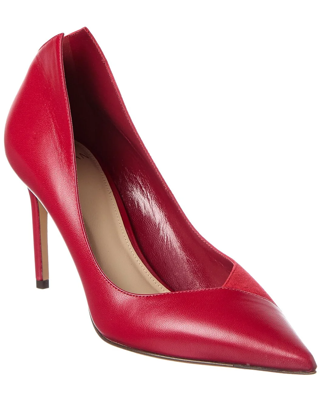 Alexandre Birman Pandora 85 Leather & Suede Pump - 1