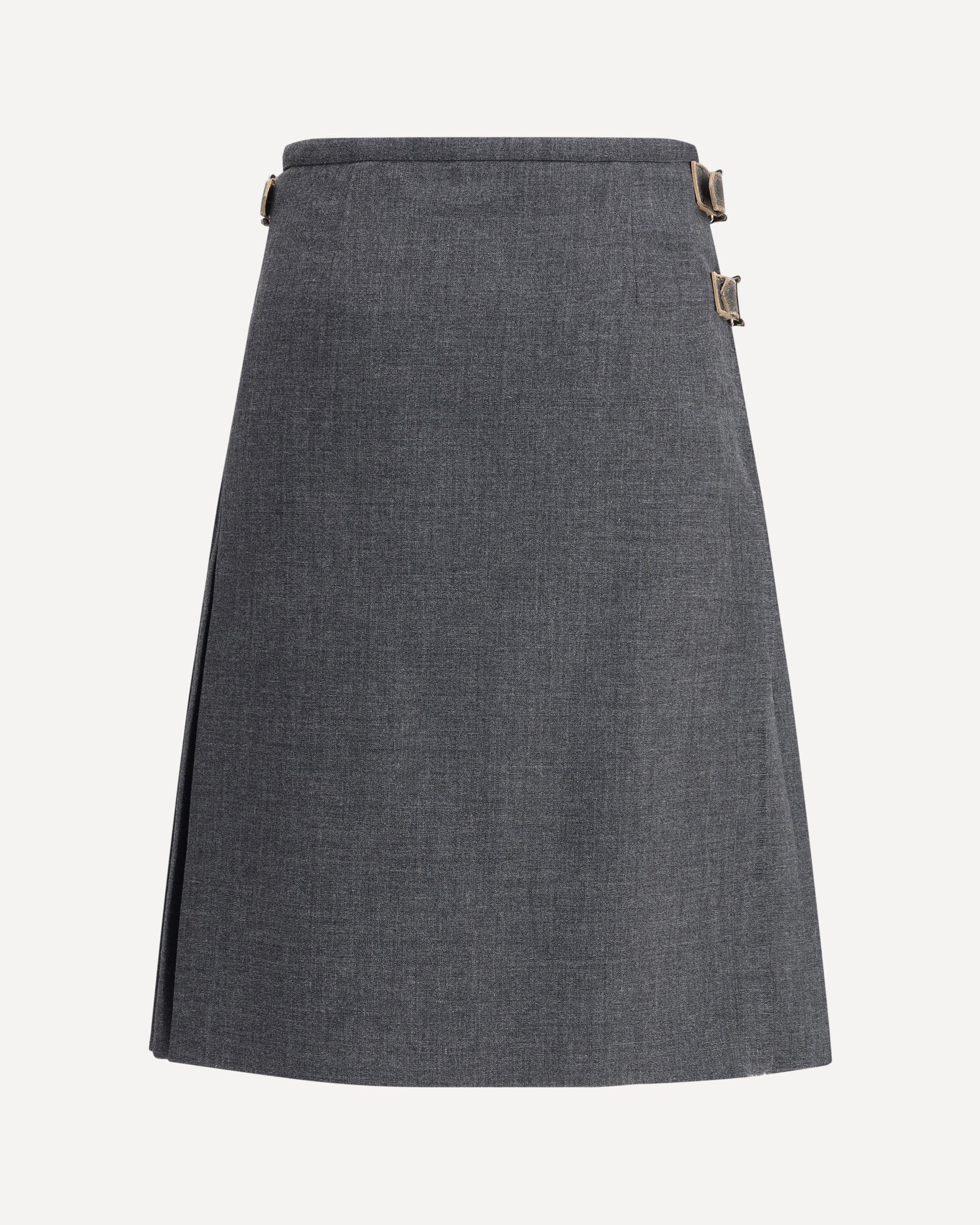 Pleated Skirt in kid mohair - 2