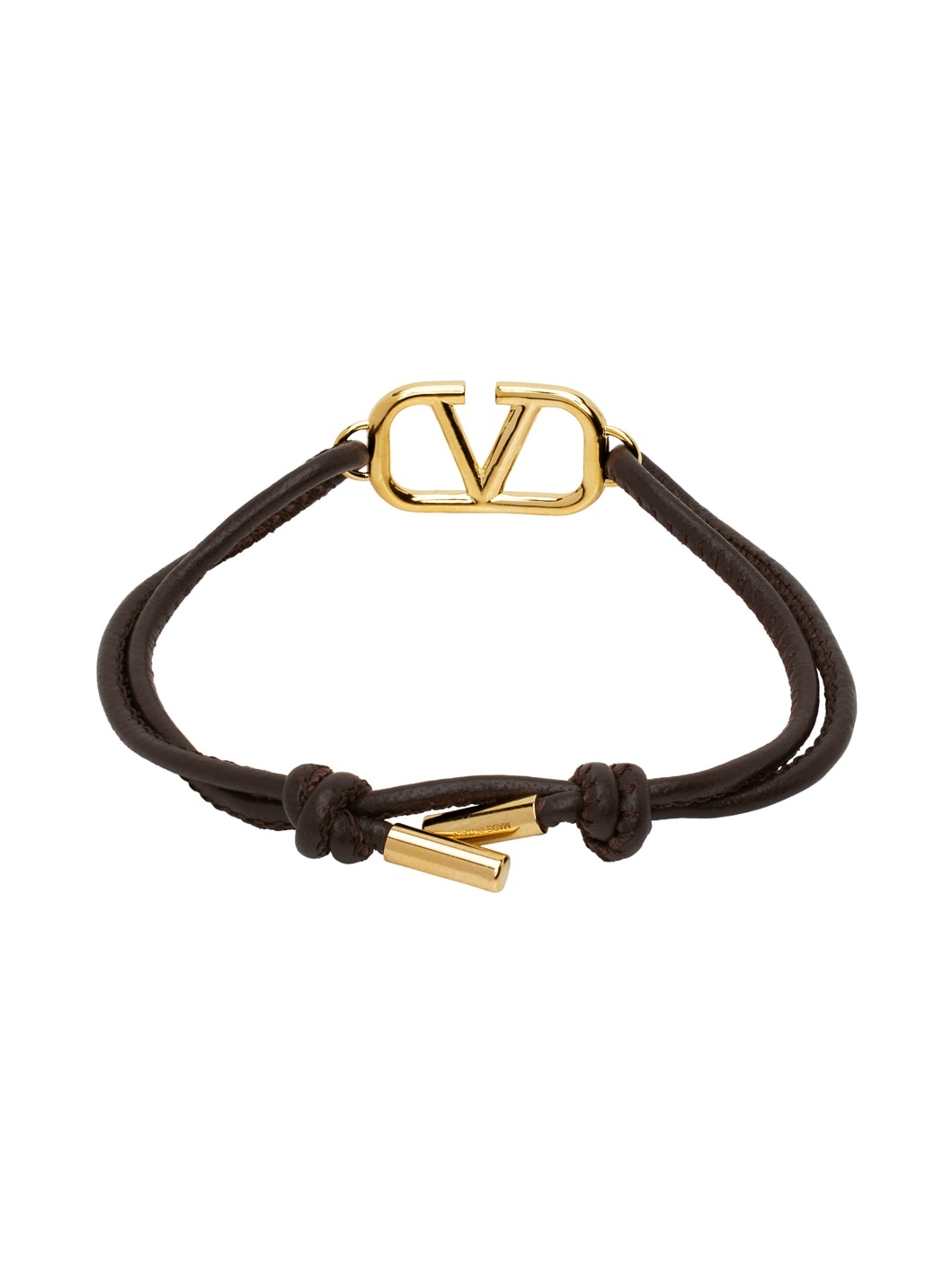 Brown VLogo Bracelet - 2