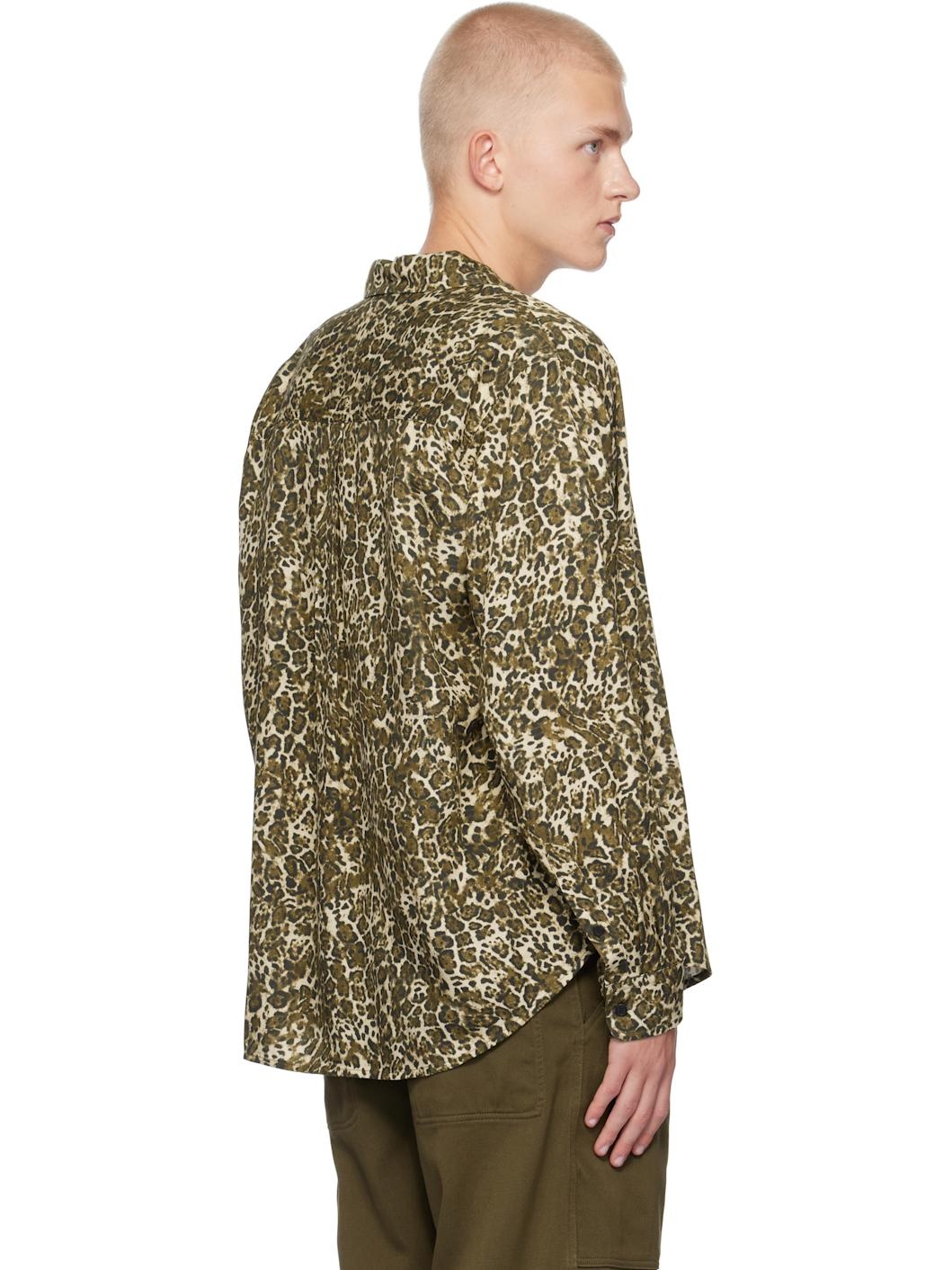 Brown & Tan Cybilio Shirt - 3