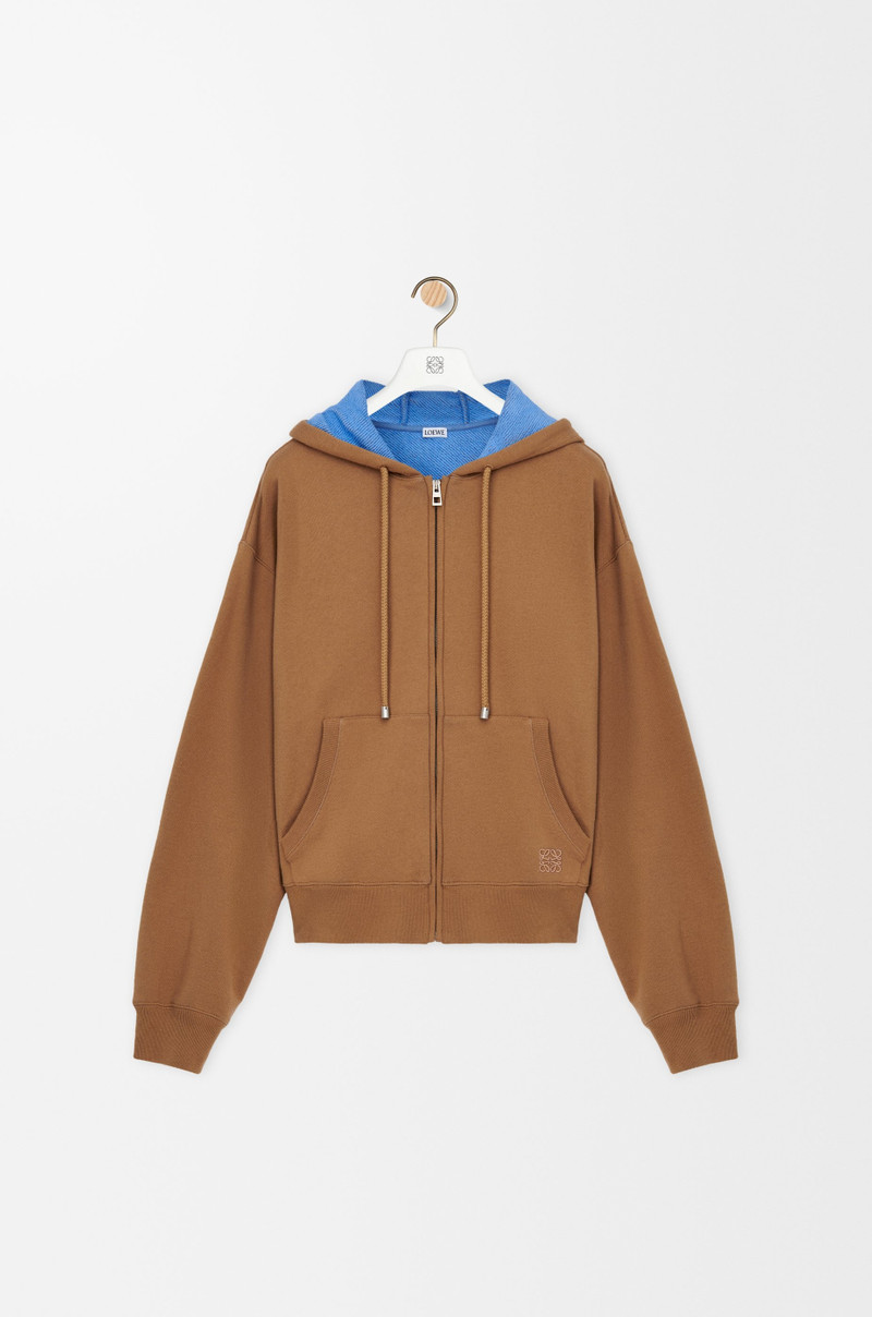 Zip-up hoodie in cotton 1