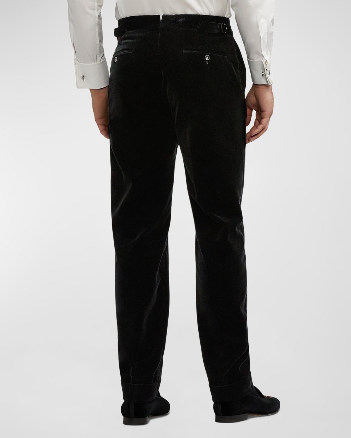 Men's Gregory Hand-Tailored Velvet Trousers - 4