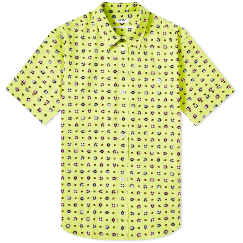 Kenzo Short Sleeve Geometric Shirt - 1