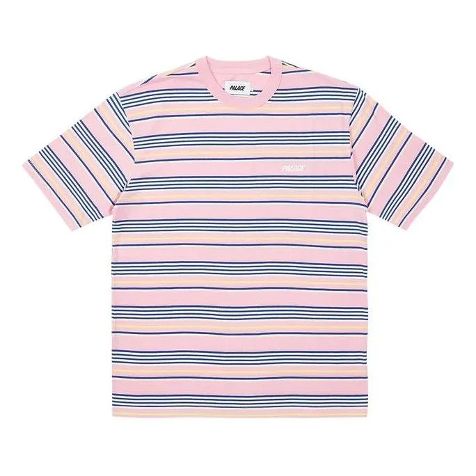 Palace Stripe T-Shirt 'Pink' P24ES028 - 1