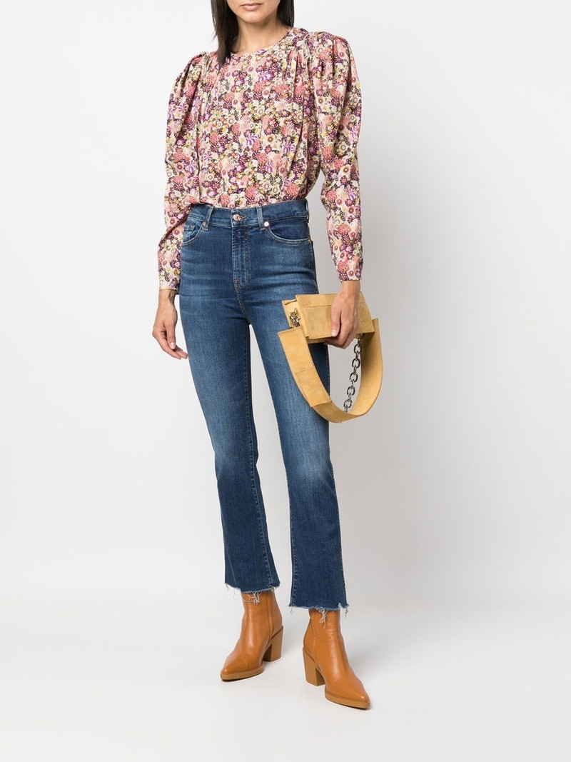 7 For All Mankind cropped denim jeans outlook