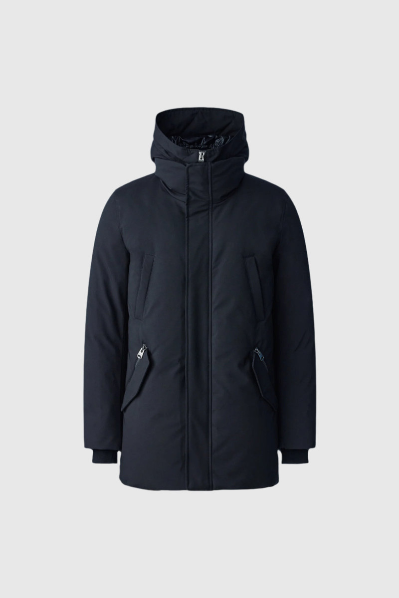 EDWARD-NFZ 2-in-1 down coat with removable hooded bib for men 1