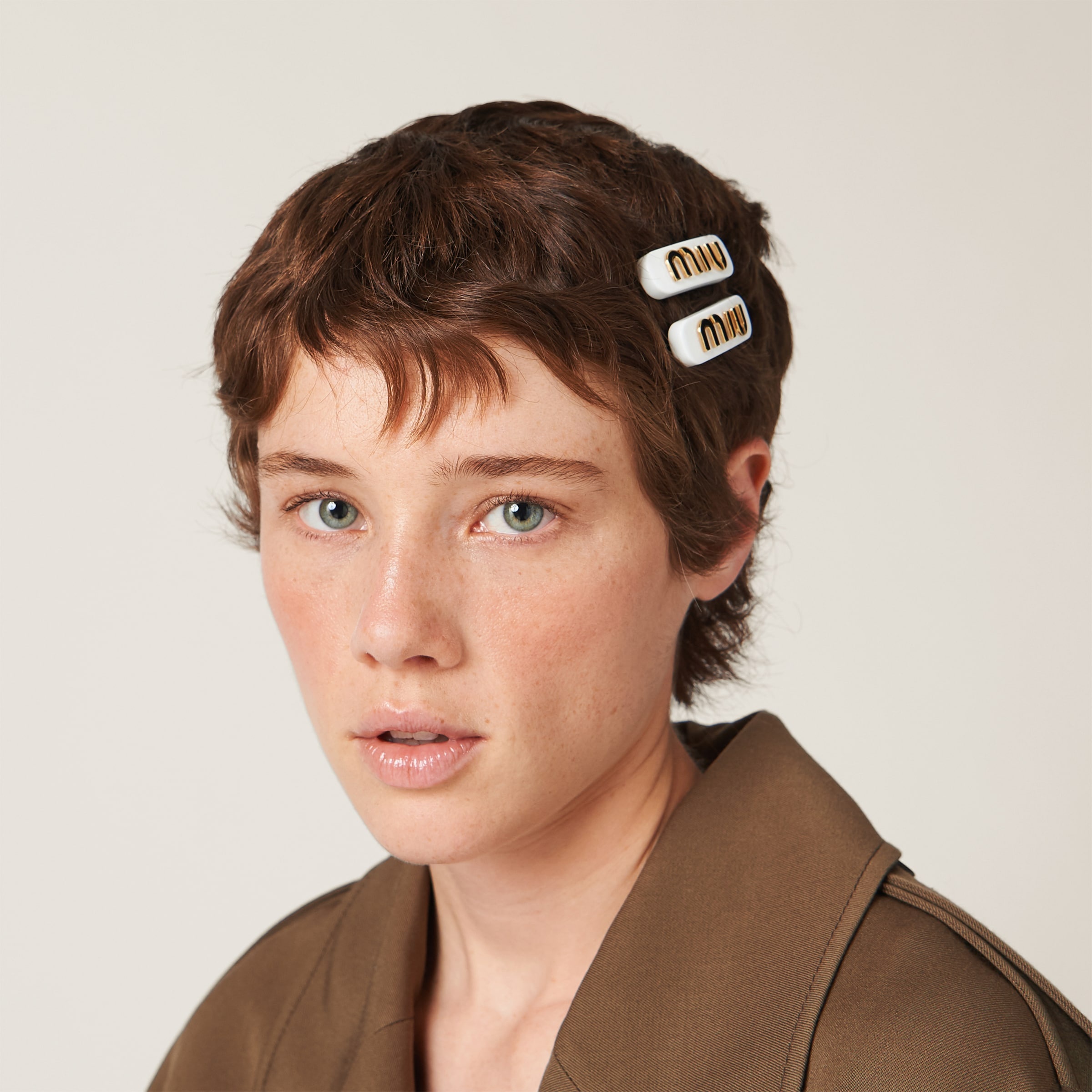 Plexiglas and metal hair clips - 2