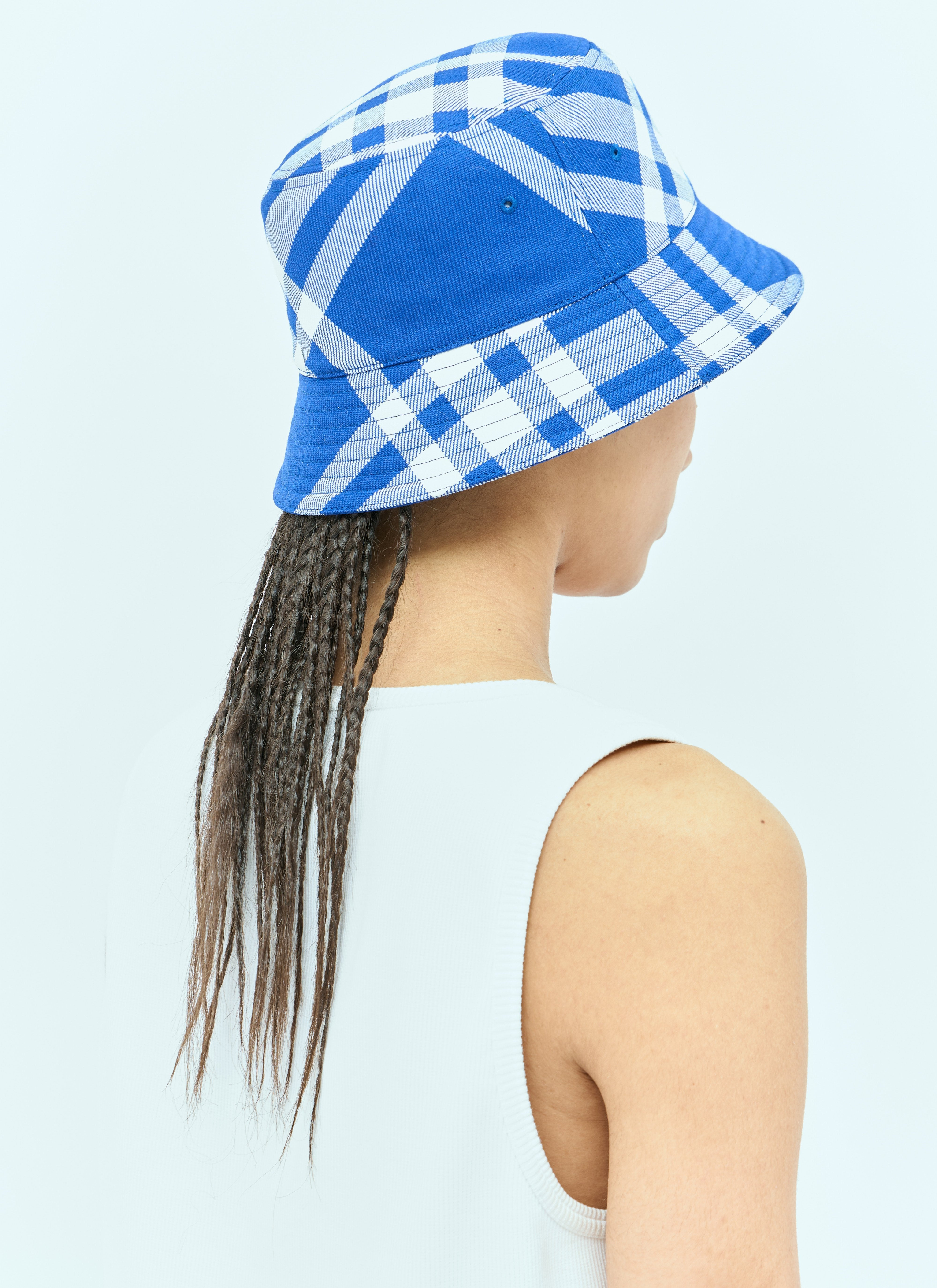 Burberry Women Check Bucket Hat - 5