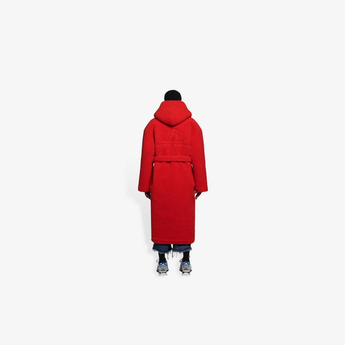 Men's Hooded Resorts Coat in Red - 5