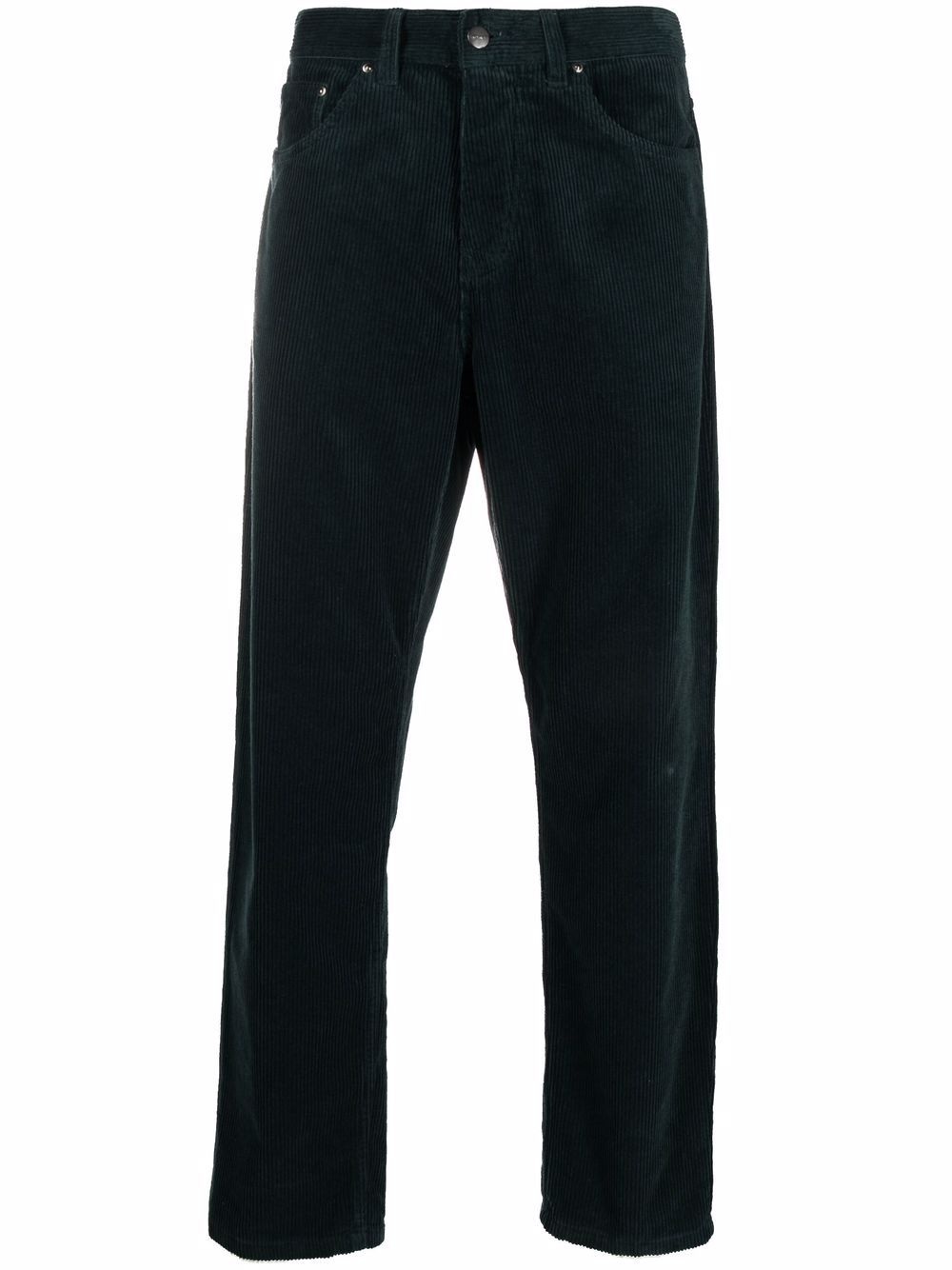 straight-leg corduroy trousers - 1