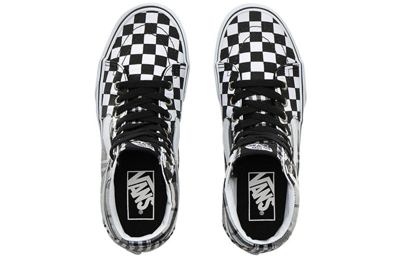 Vans Vans SK8-HI Platform 'Plaid Checkerboard' VN0A3TKNVYD outlook