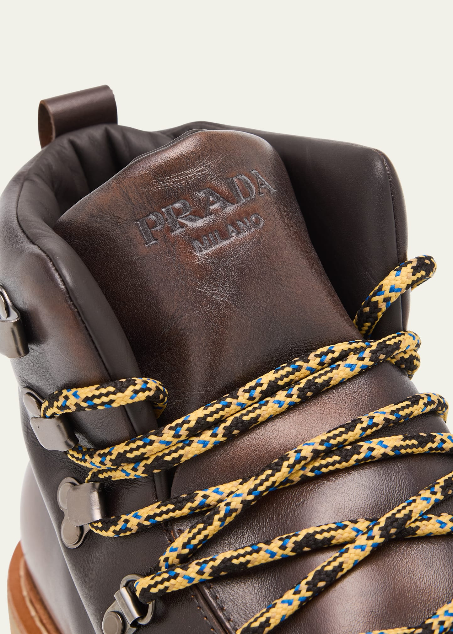 Men's St. Moritz Burnished Calfskin Hiking Boots - 4