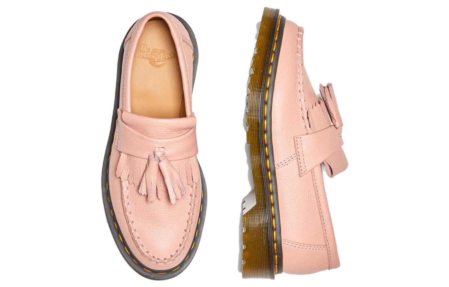 (WMNS) Dr.Martens Adrian Virginia Leather Tassel Loafers 'Peach Beige' 22760329 - 5