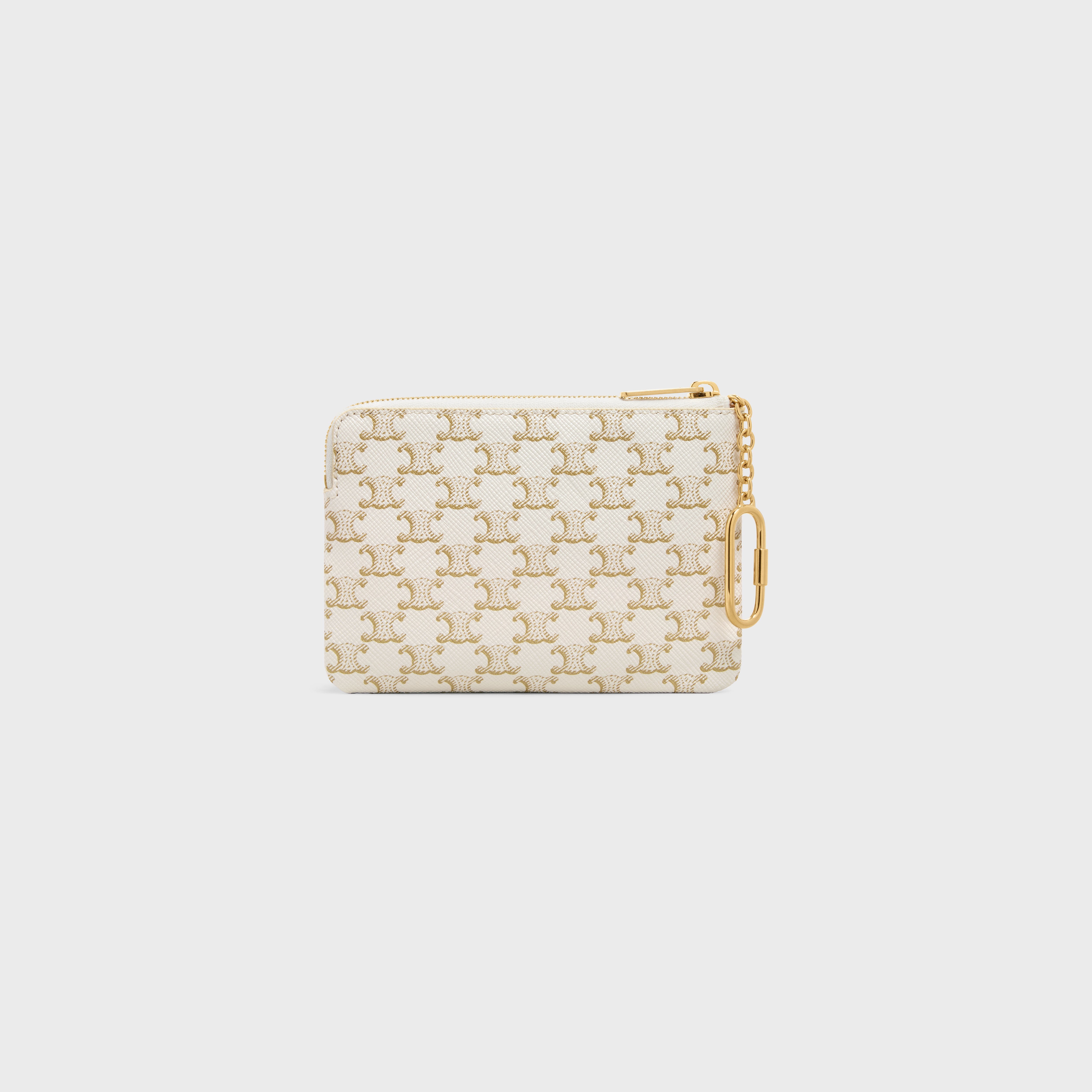 Coin & Card Pouch in Triomphe Canvas - 3