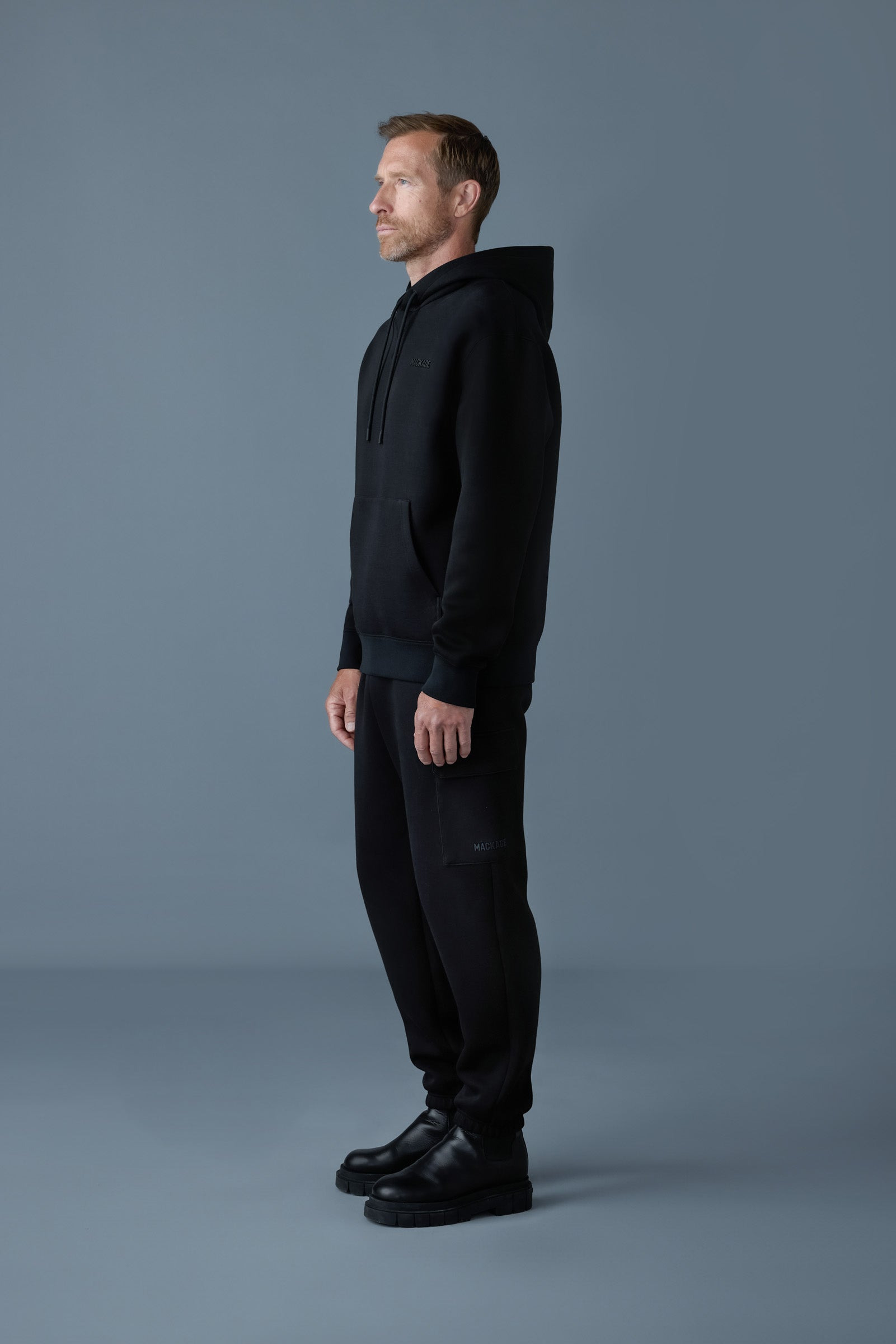 KRYSTIAN Double-face Jersey hoodie - 3