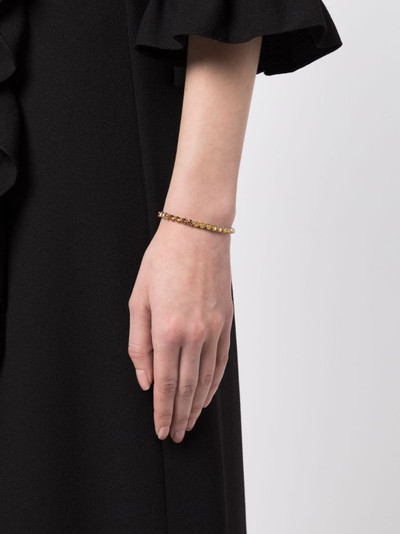 Amina Muaddi crystal-embellished bracelet outlook