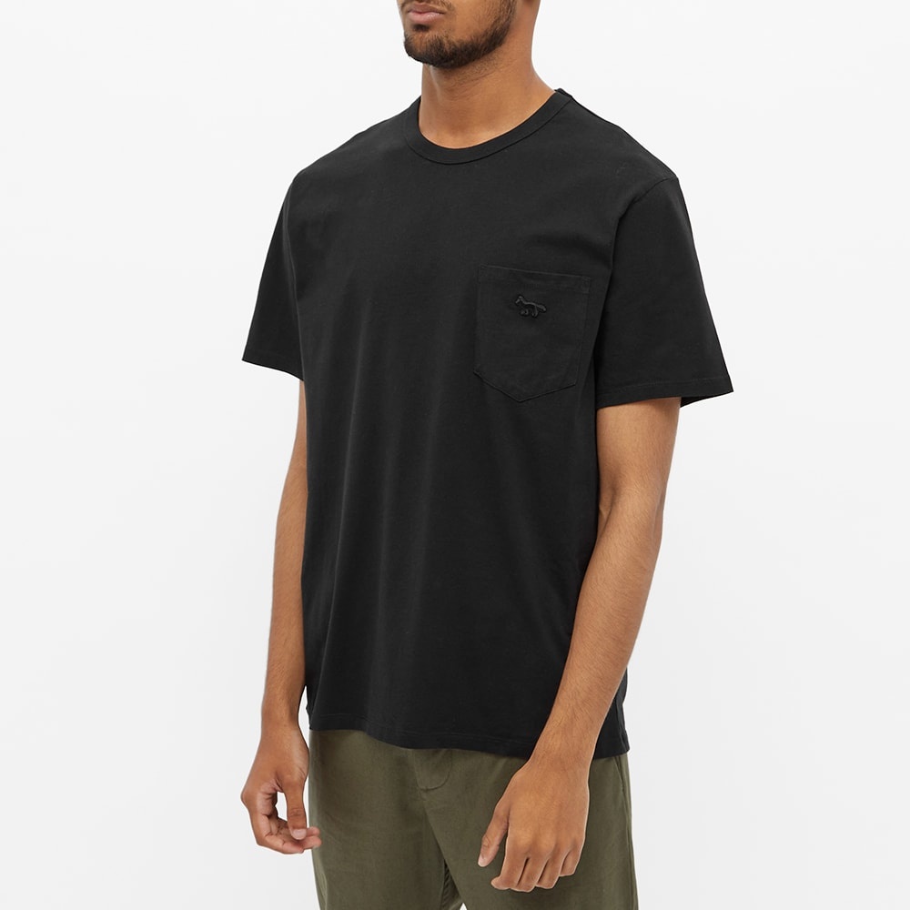 Maison Kitsuné Tonal Fox Patch Pocket Classic Tee - 3