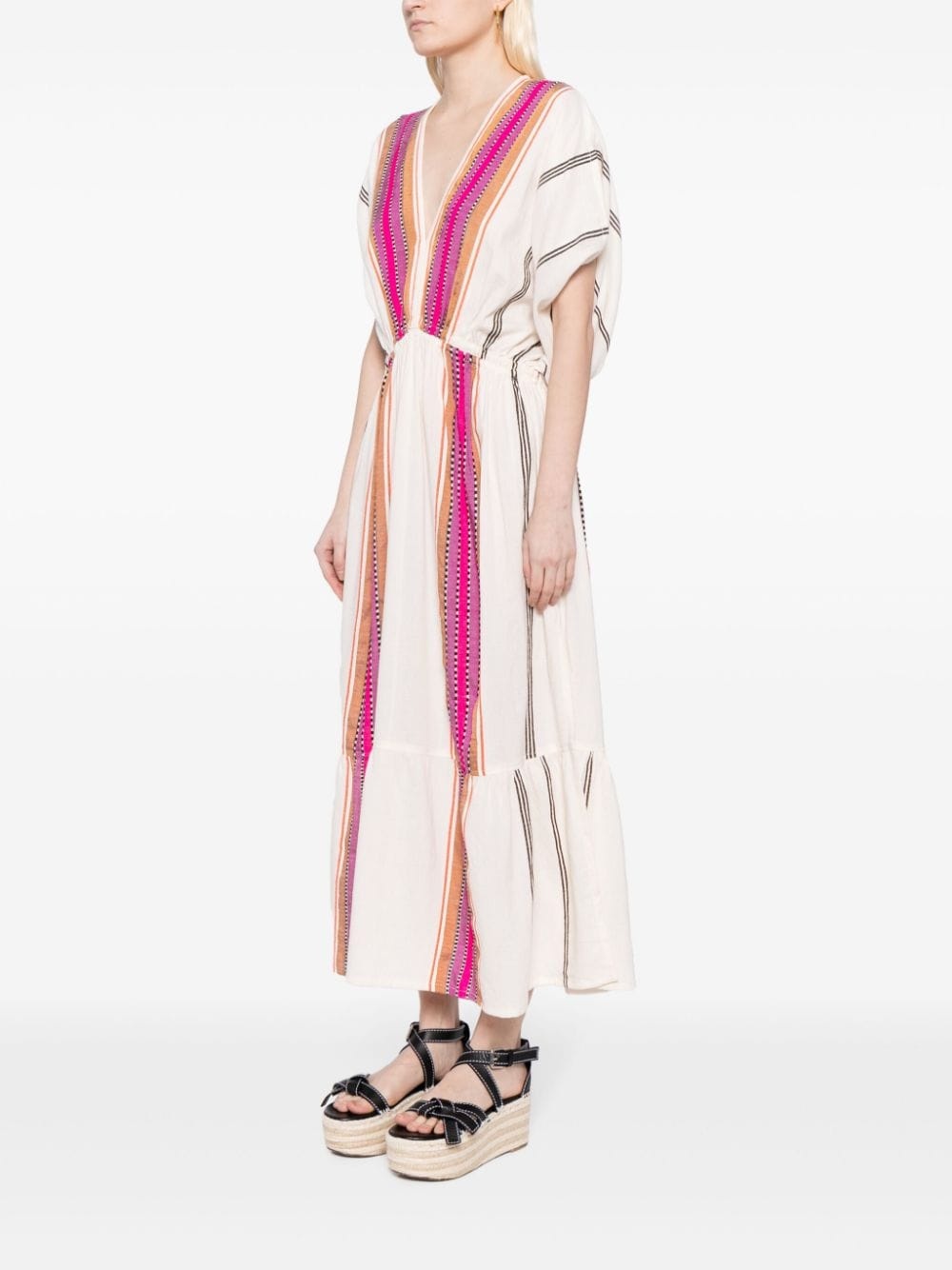 Leila cotton-blend maxi dress - 3