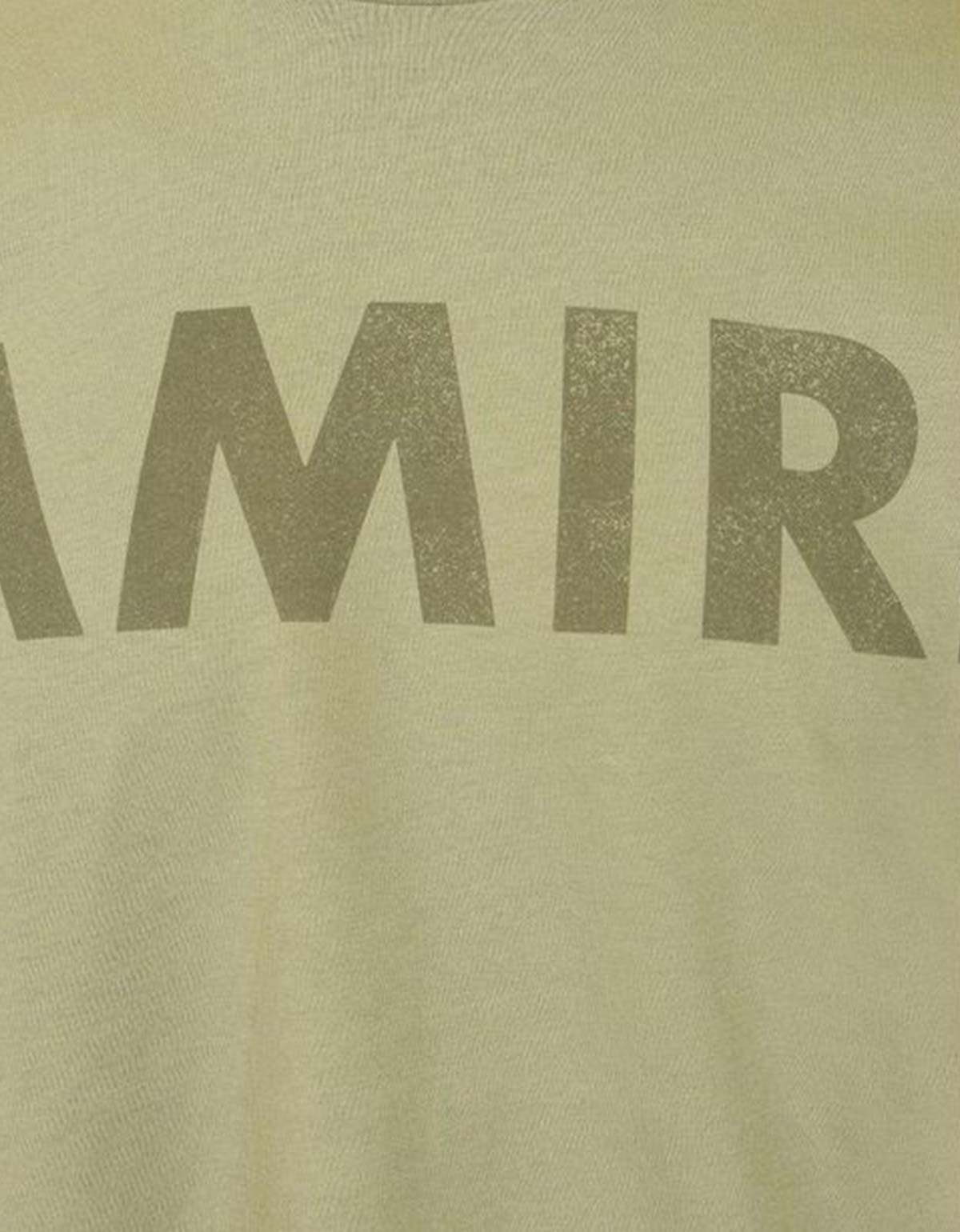 Amiri Green Stencil Logo T-Shirt - 3