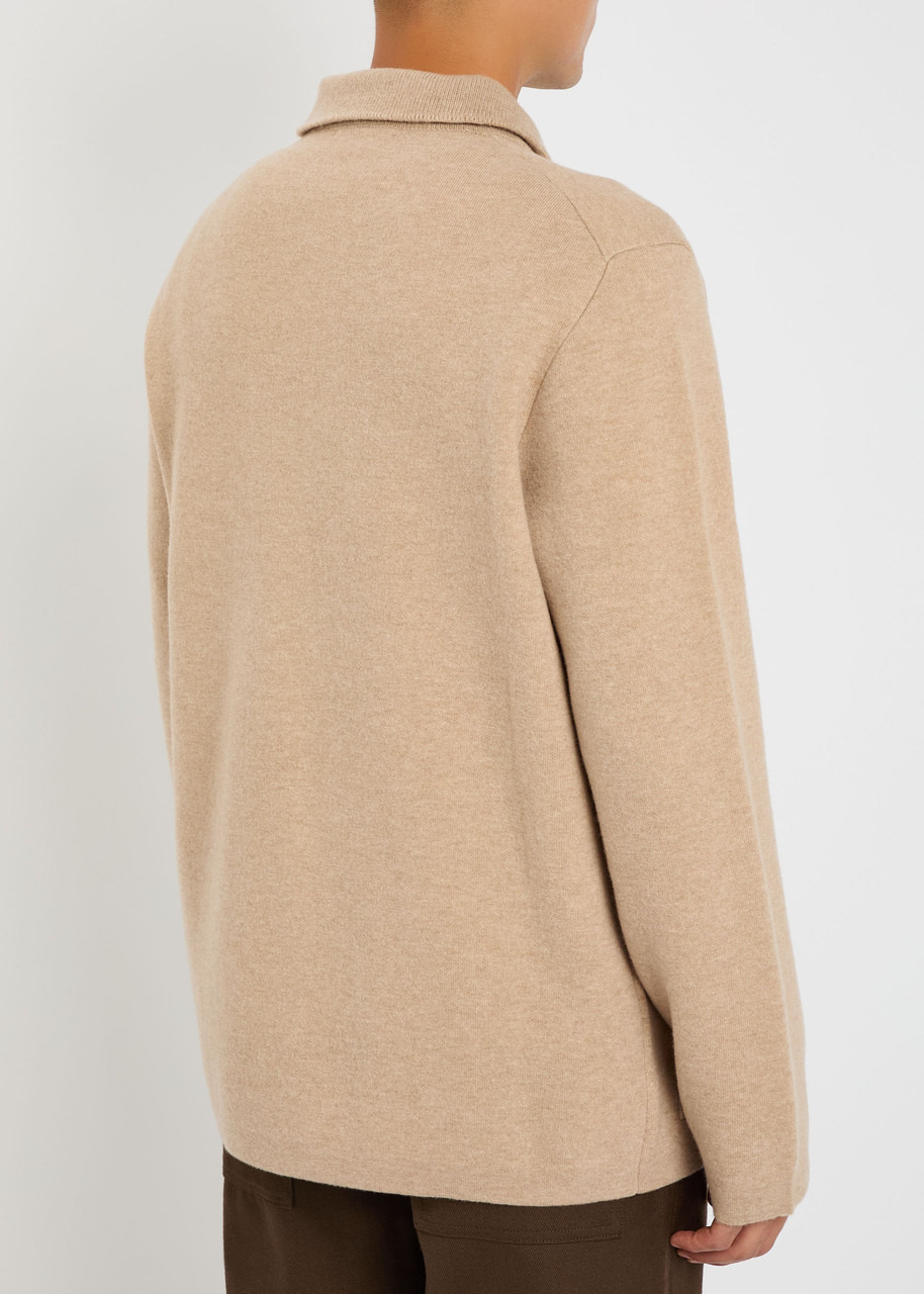 Lardini Melange Wool Overshirt - 3