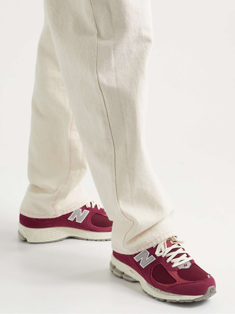 New Balance 2002R Leather-Trimmed Suede and Mesh Sneakers outlook
