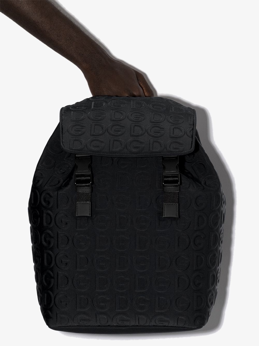 Palermo embossed logo backpack - 4